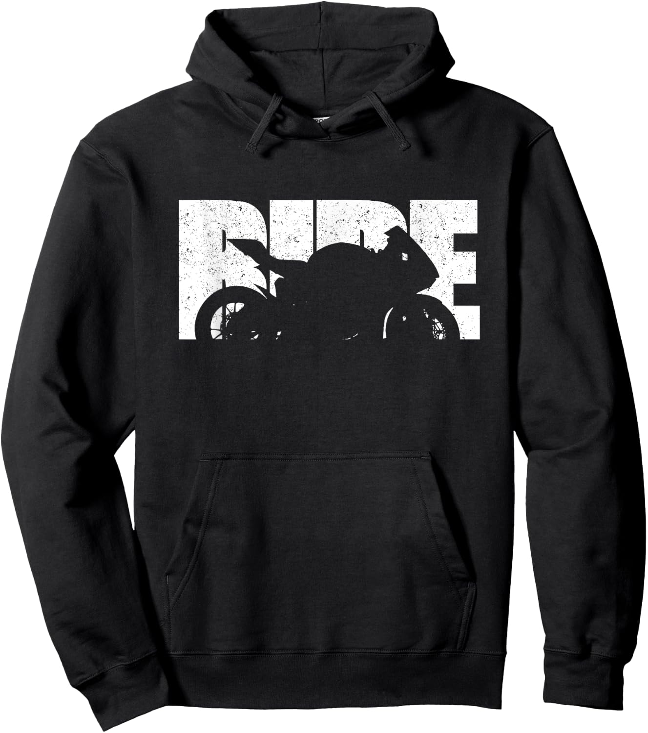 Men Boys Motorcycle Superbike Biker Hoodie - Hoodie | Black