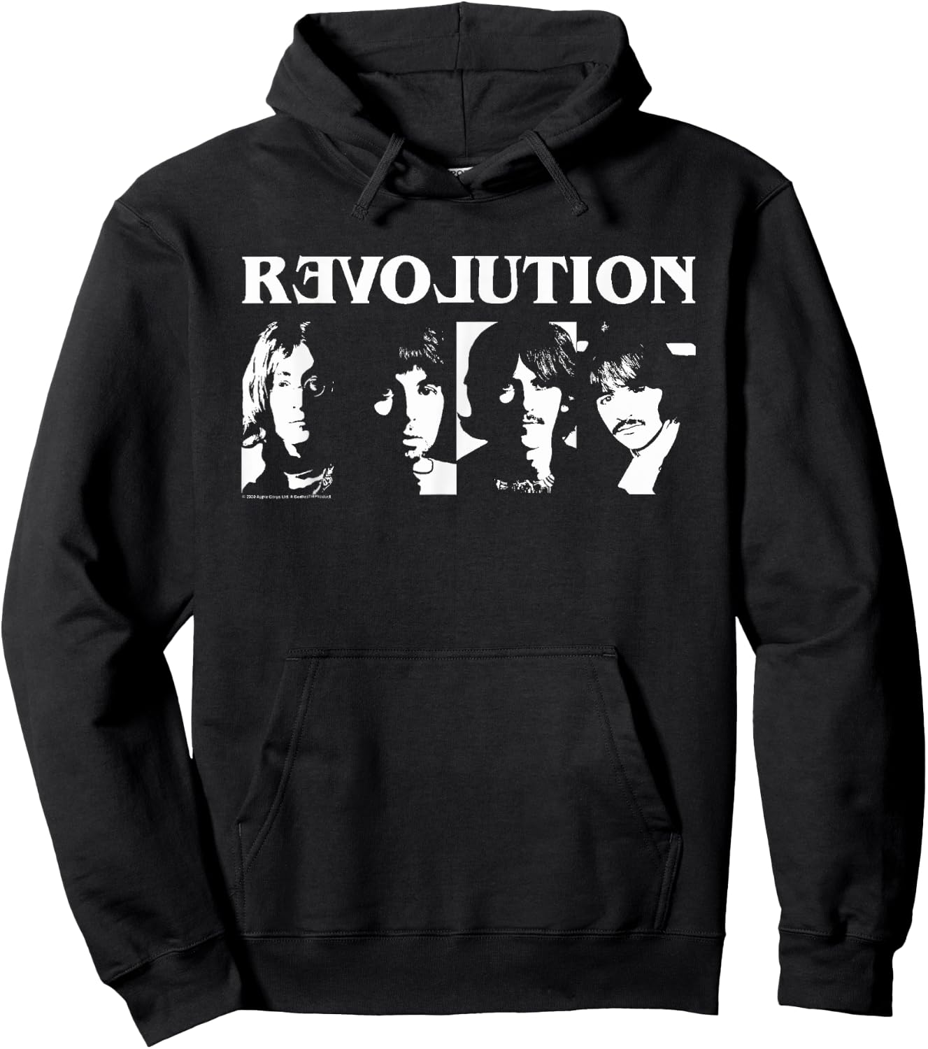 The Beatles - Revolution Hoodie - Hoodie | Black