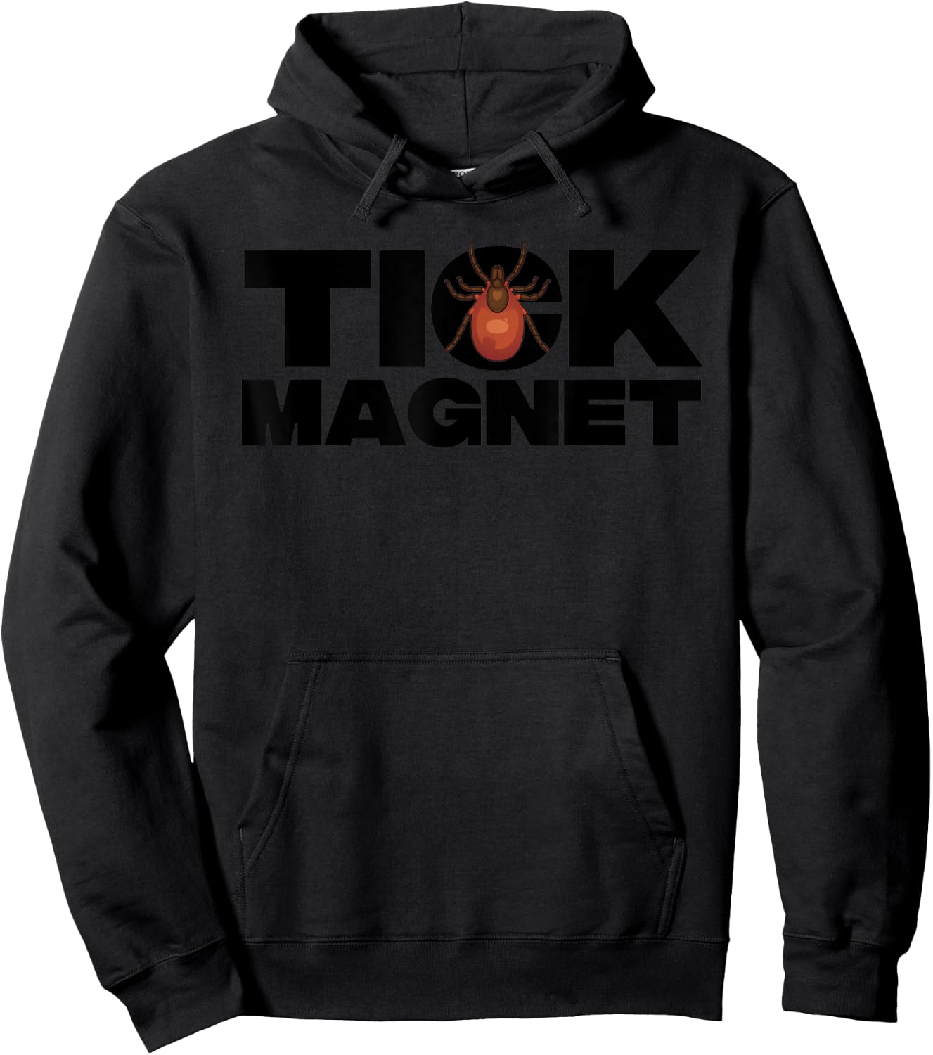 Funny Tick Magnet Gift Women Bloodsucker Arachnids Hoodie - Hoodie | Black