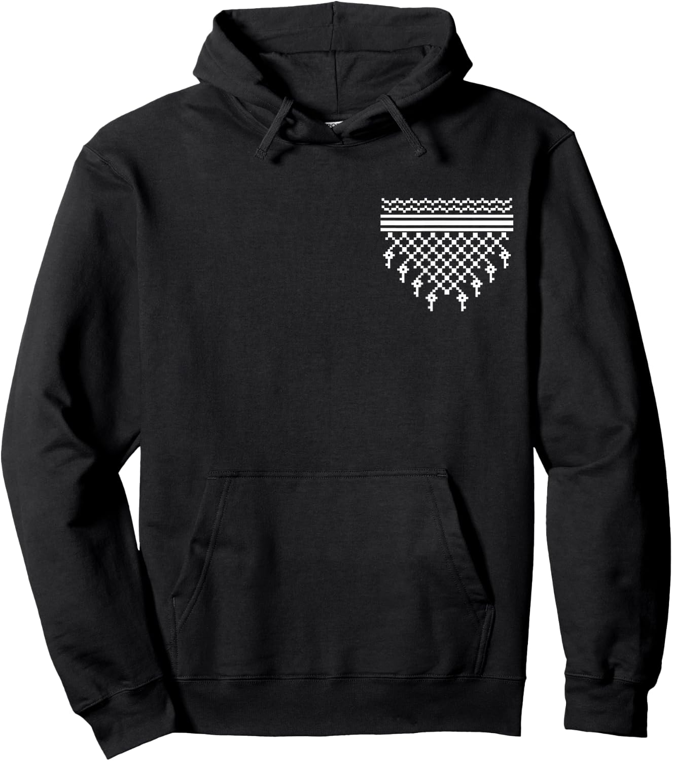 Palestine Keffieh Palestinian Tatreez Key Return Palestine , Black, S Hoodie - Hoodie | Black