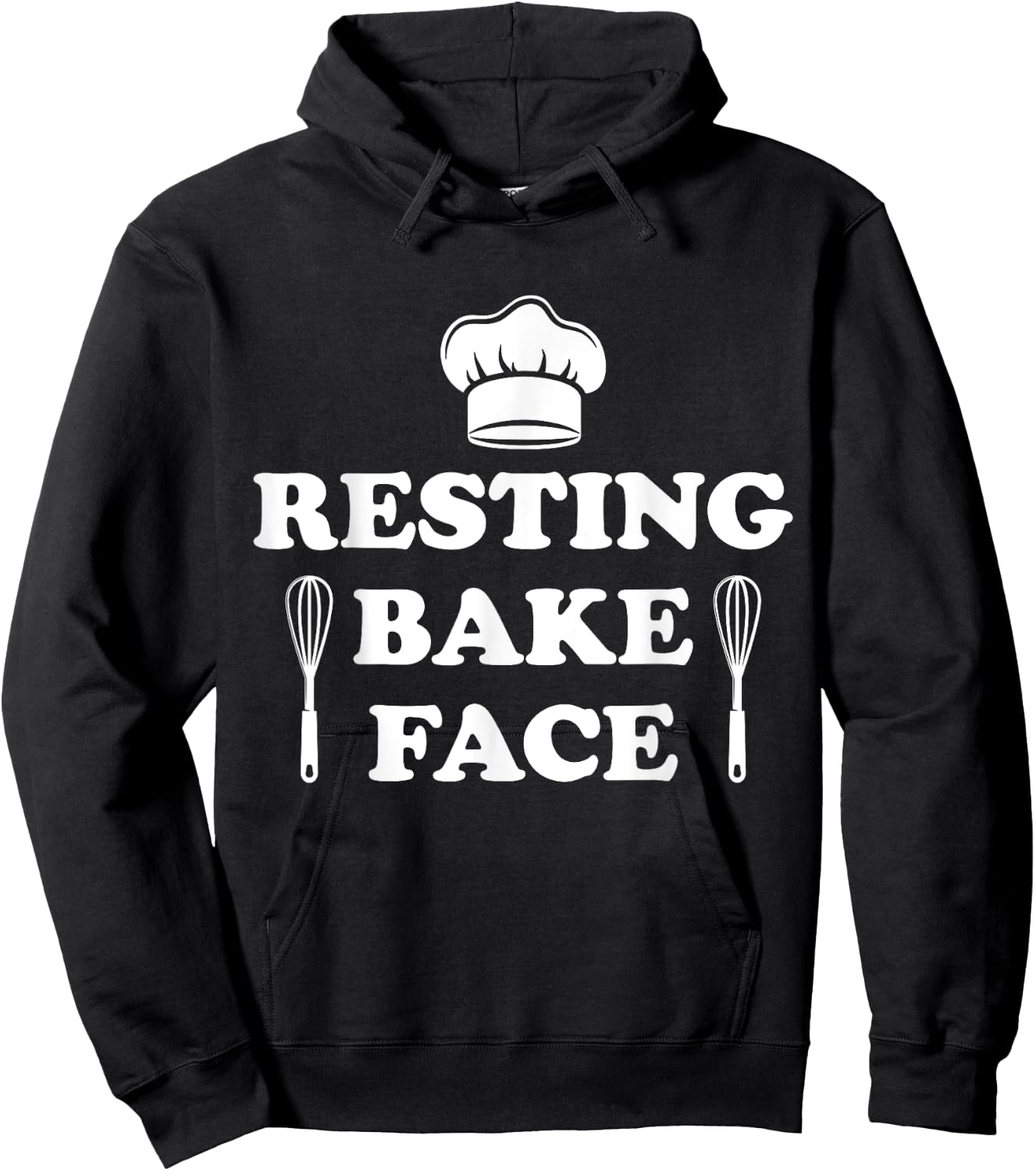 Resting Bake Face Baking Lover Pastry Confectioner Bakery Hoodie - Hoodie | Black