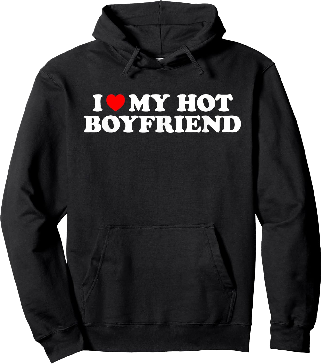 Matching Couples Ideas I Love My Hot Boyfriend , Klassisch, , Schwarz, S Hoodie - Hoodie | Black