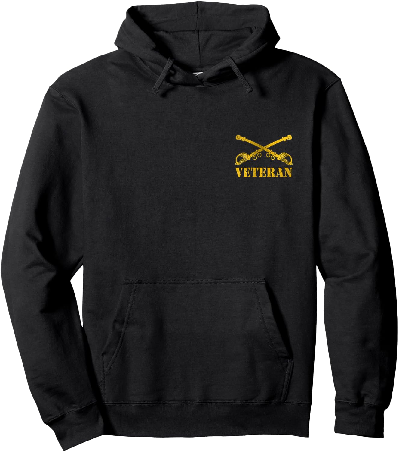 Cavalry Veteran CAV Scout 19Delta Logo Military Veterans Day Hoodie - Hoodie | Black