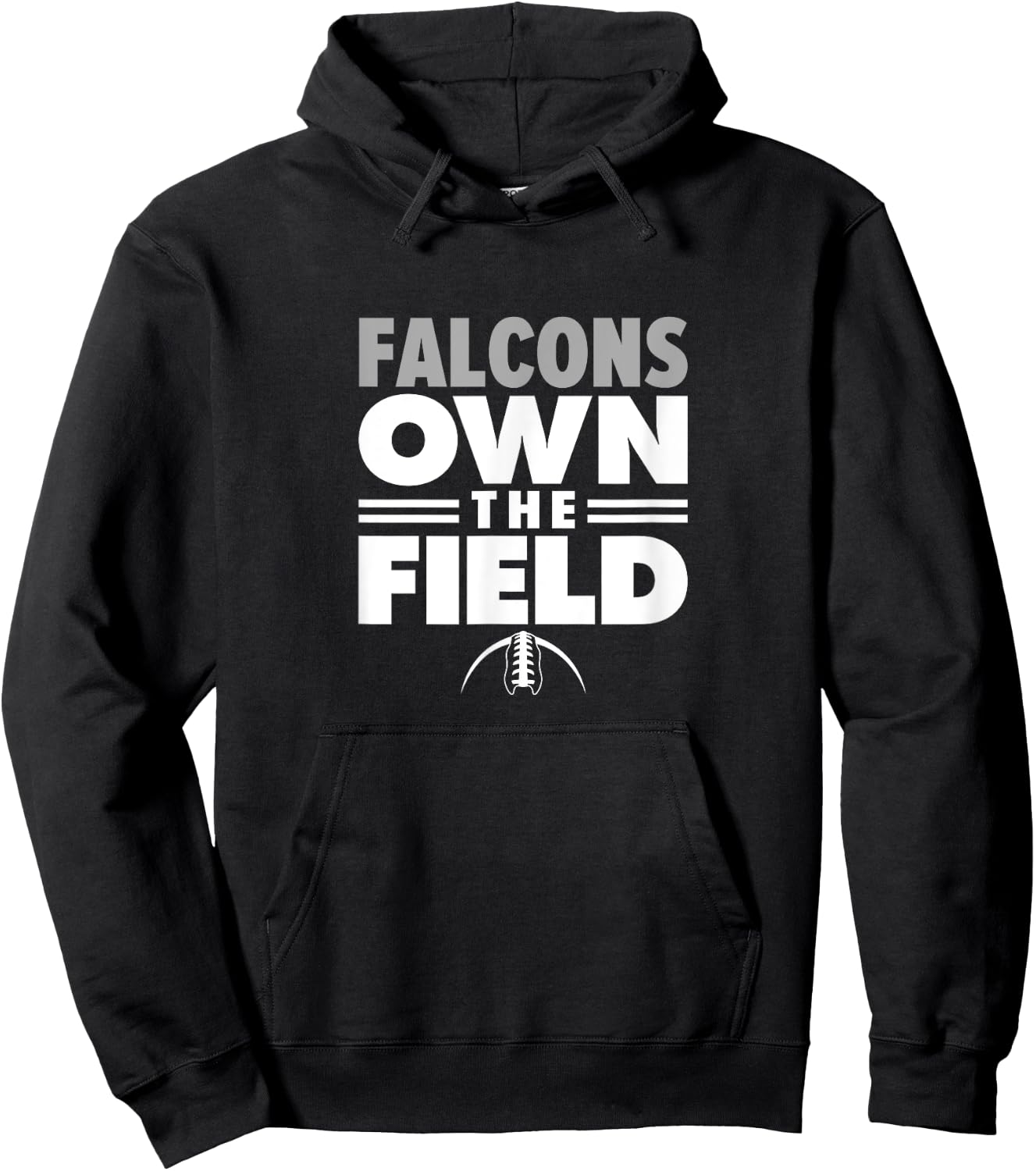Monroe County Falcons Own the Field Hoodie - Hoodie | Black