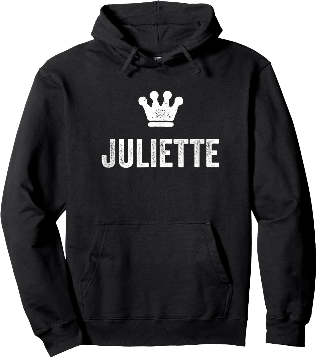 Juliette the Queen / Crown & Name Called Juliette Hoodie - Hoodie | Black