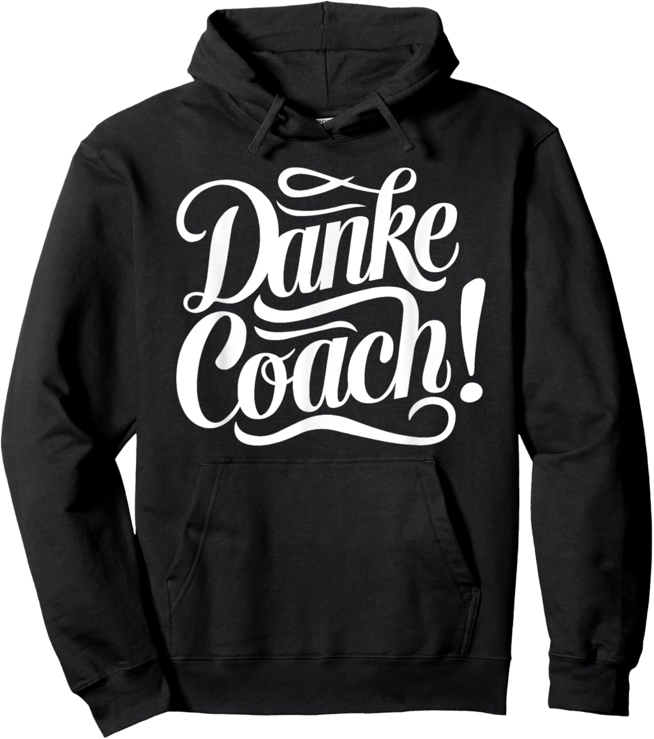 Danke Coach - Trainer Abschied Fitness Fussball Hoodie - Hoodie | Black