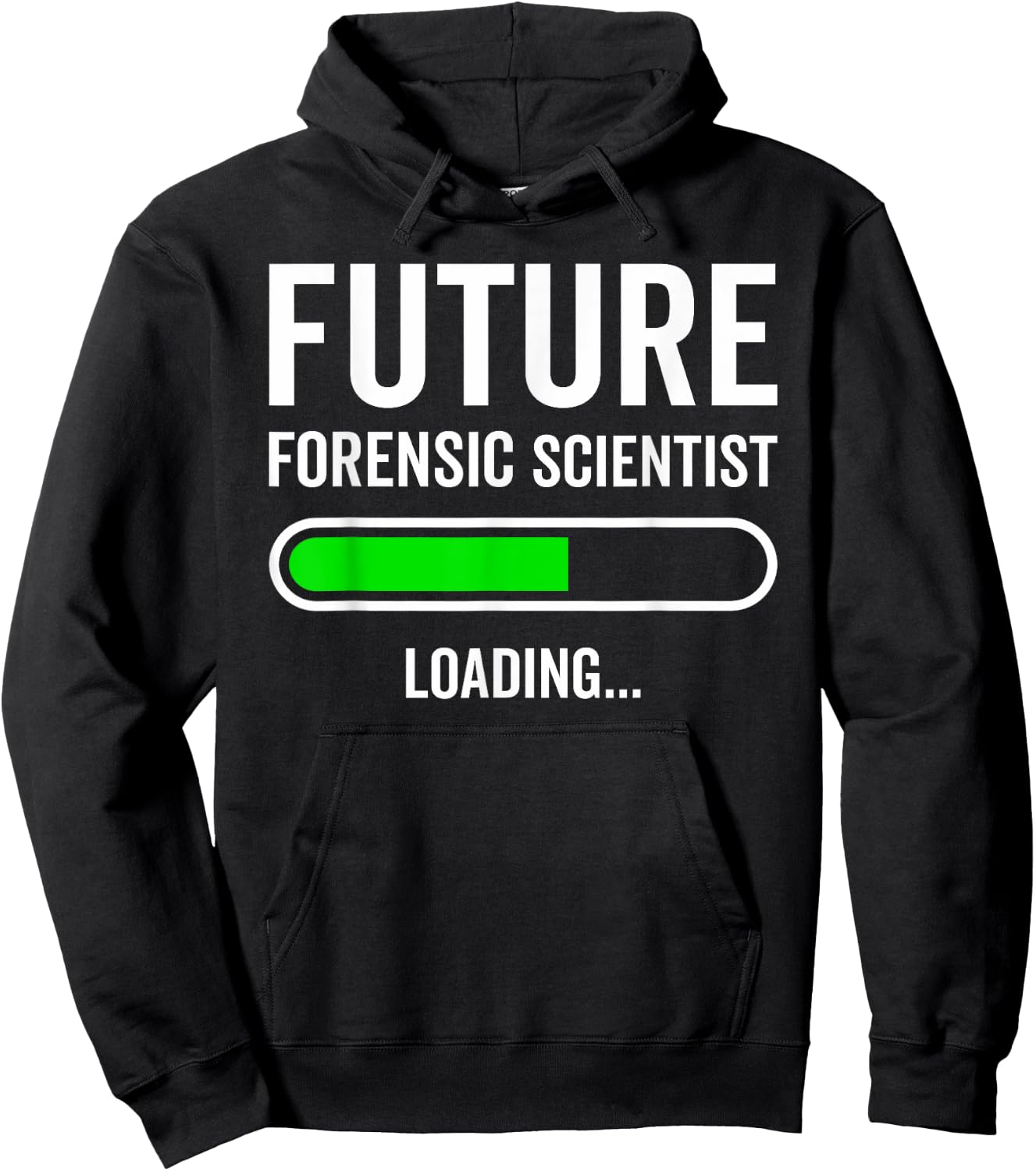 Future Forensic Scientist Loading Forensic Science Student Hoodie - Hoodie | Black