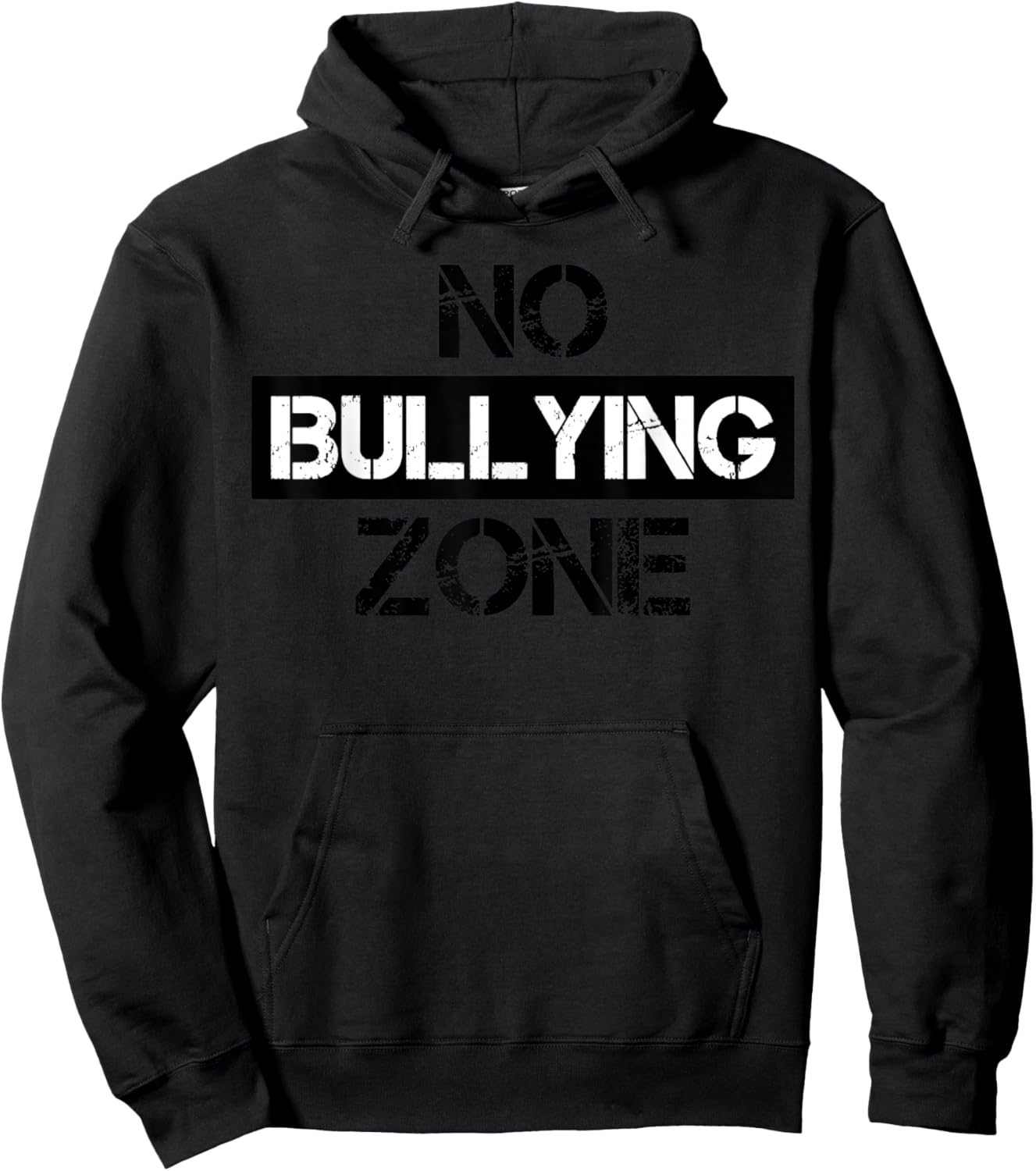 No Bullying Zone Bully Awareness Anti-Violence Hoodie - Hoodie | Black