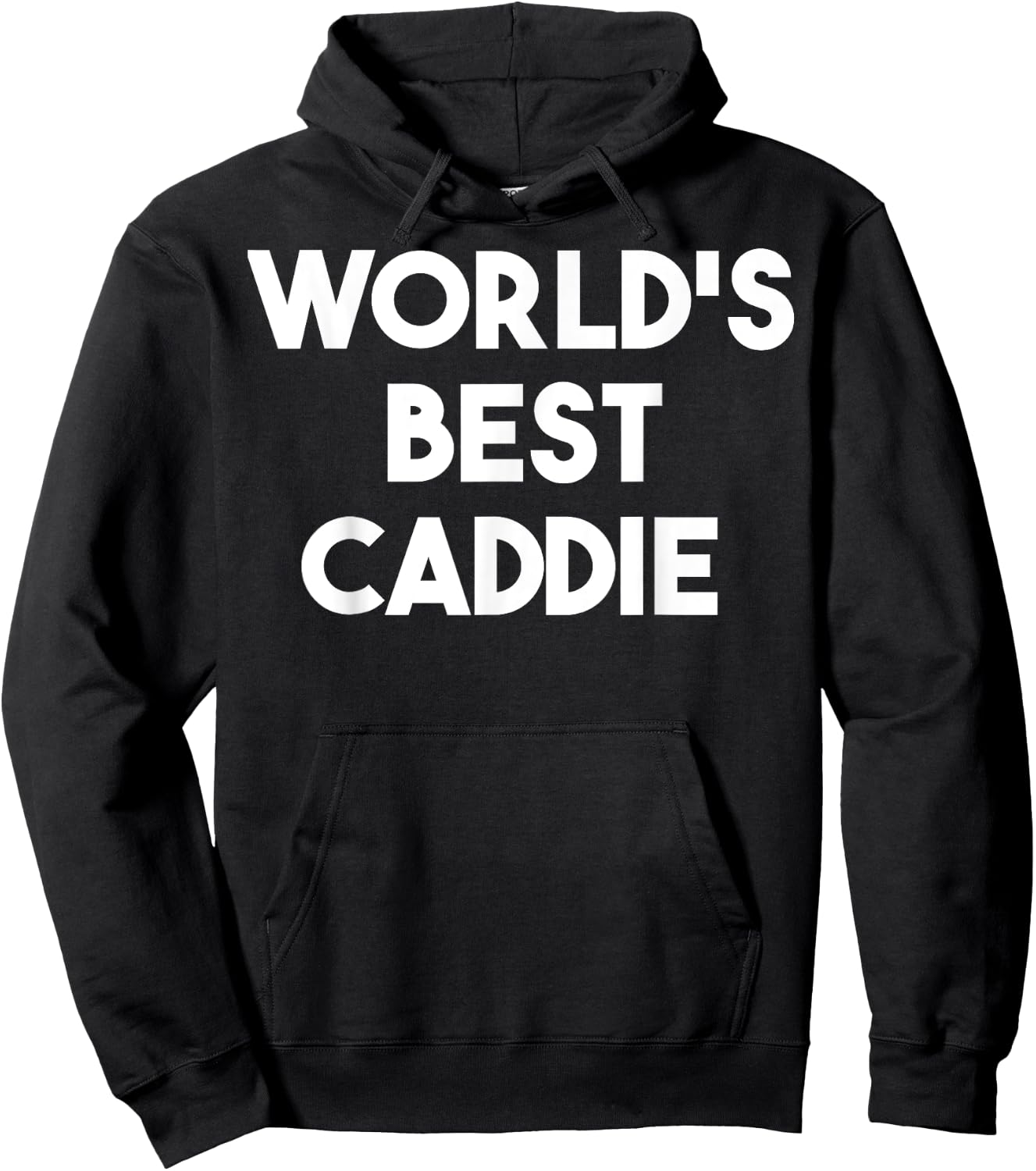 World's Best Caddie Hoodie - Hoodie | Black