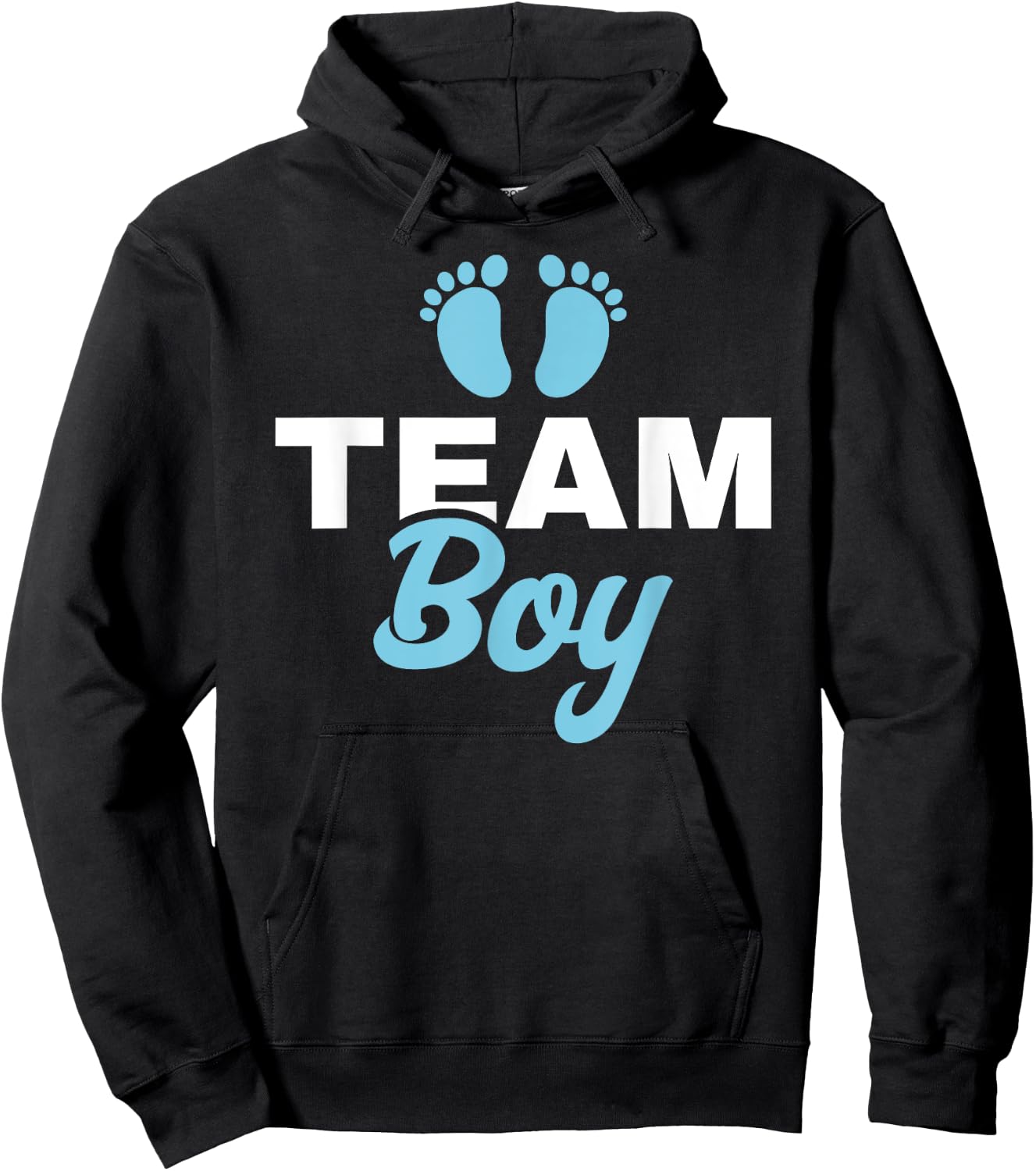 Gender Reveal Party - Team Boy Gender Reveal Hoodie - Hoodie | Black