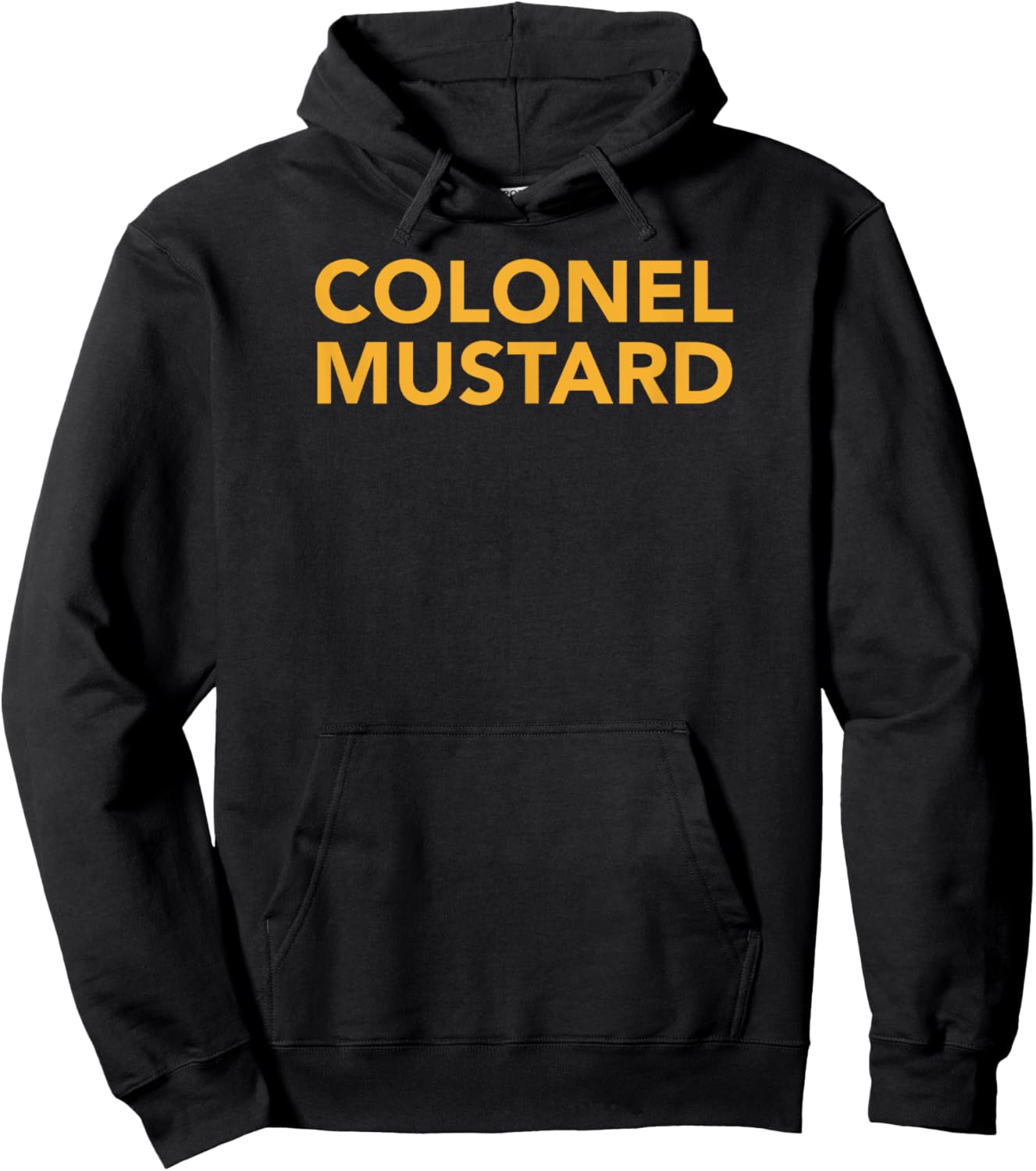 Simple Halloween costume , Colonel Mustard shirt Hoodie - Hoodie | Black