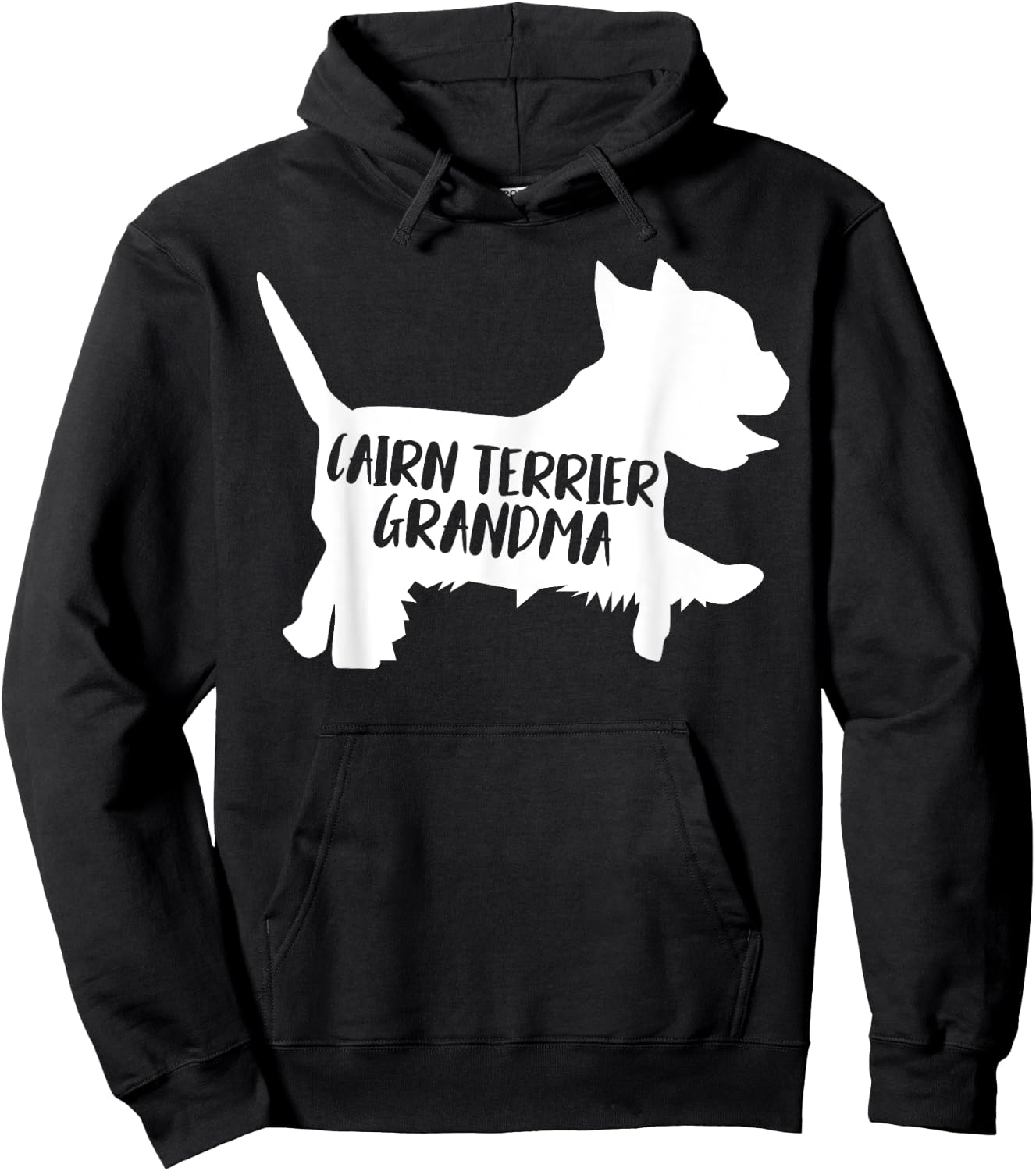 Cairn Terrier Grandma Funny Cairn Terrier Owner Dog Lover Hoodie - Hoodie | Black
