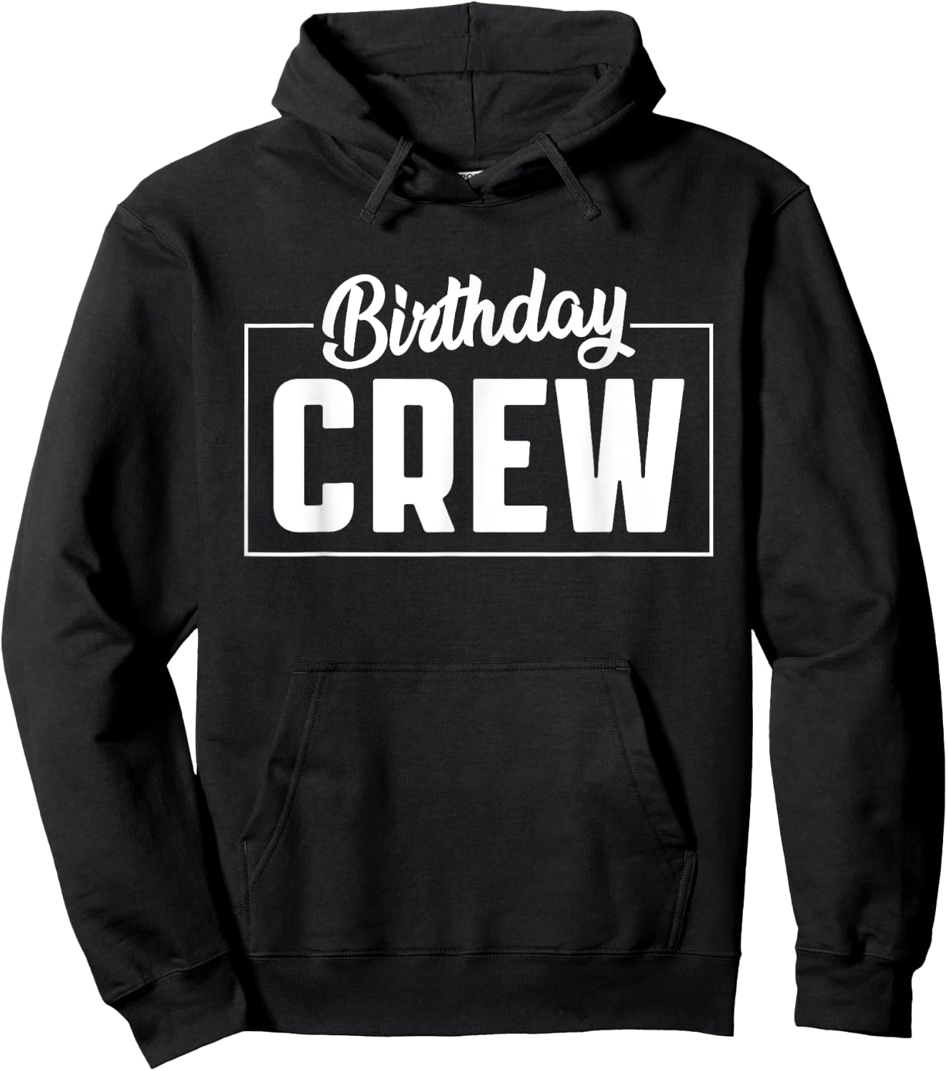 Birthday party with crew motif , black Hoodie - Hoodie | Black