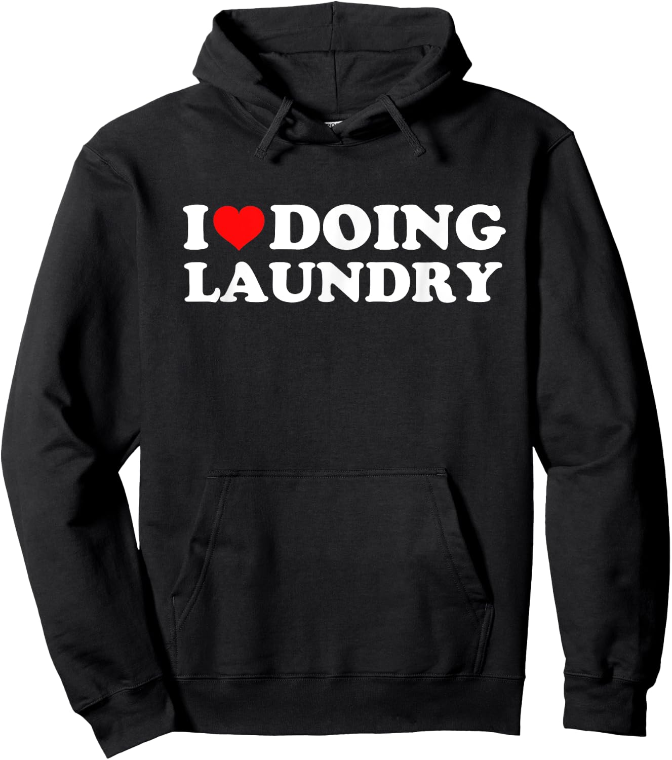 I Love Doing Laundry Hoodie - Hoodie | Black