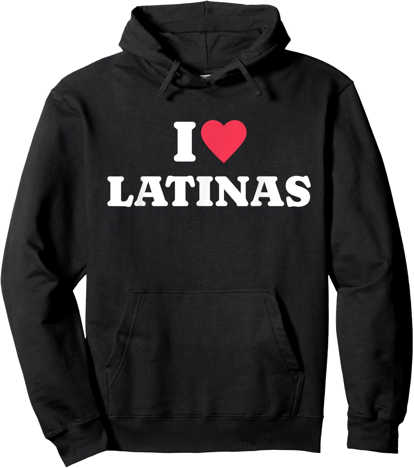 I Love Latinas Hoodie - Hoodie | Black