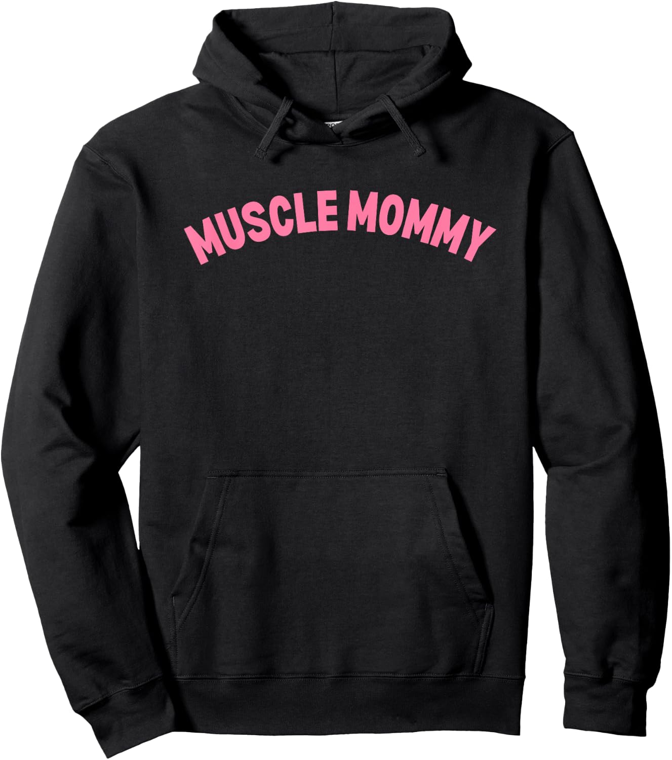 Gym Muscle Mommy Pump Cover Pink Hoodie - Hoodie | Black