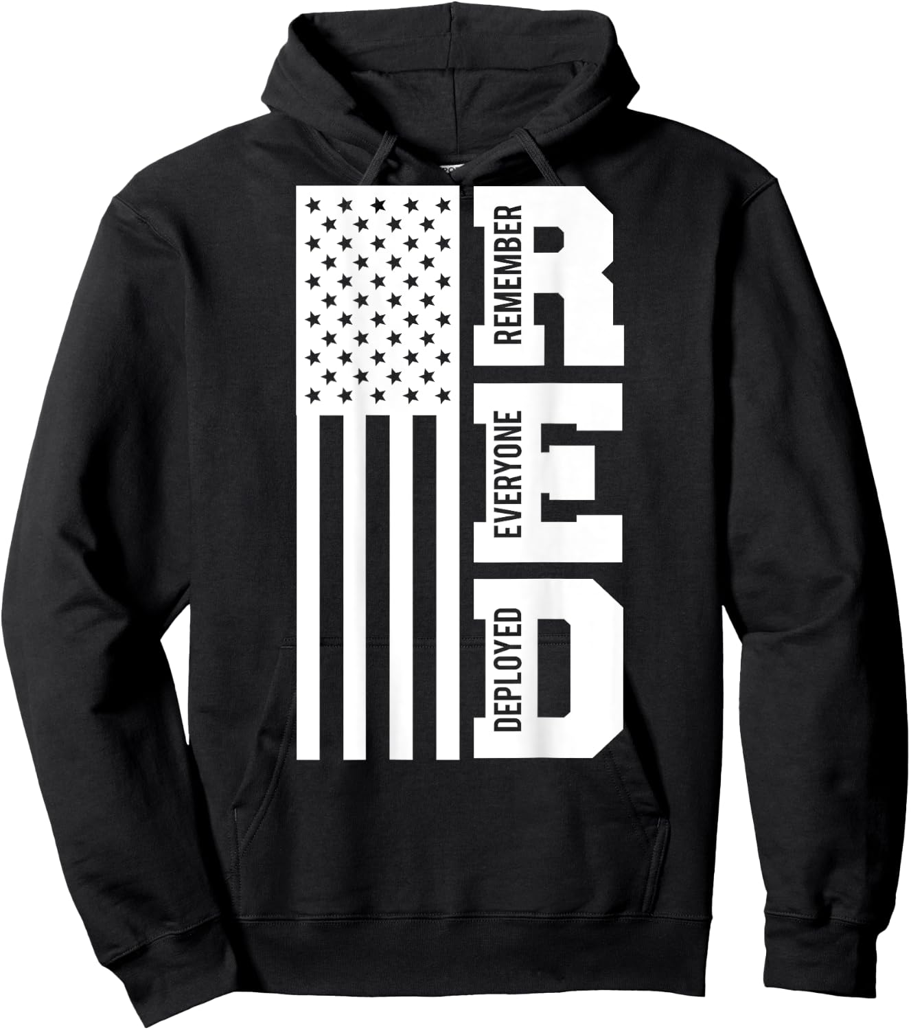 On Fridays We Wear Red Soldiers Veterans Day ON BACK Hoodie - Hoodie | Black
