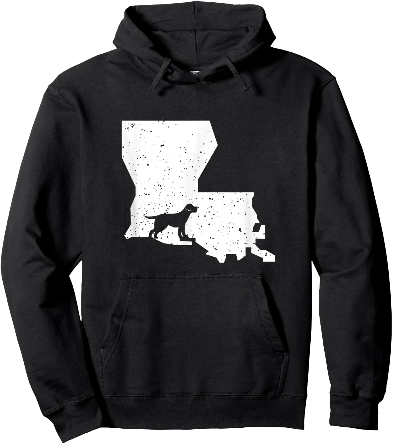 Labrador Louisiana Dog Lover Hoodie - Hoodie | Black