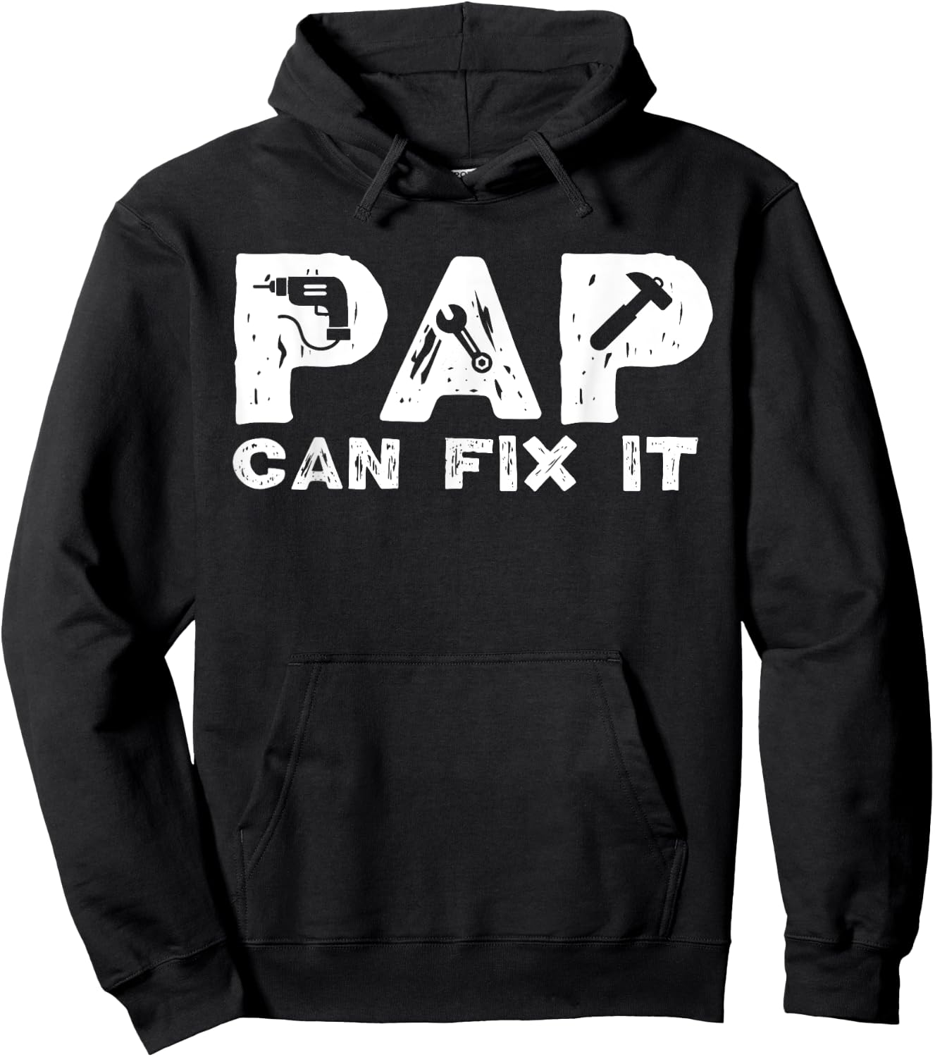 Pap Can Fix It Pap Grandpa Pap Grandfather Hoodie - Hoodie | Black
