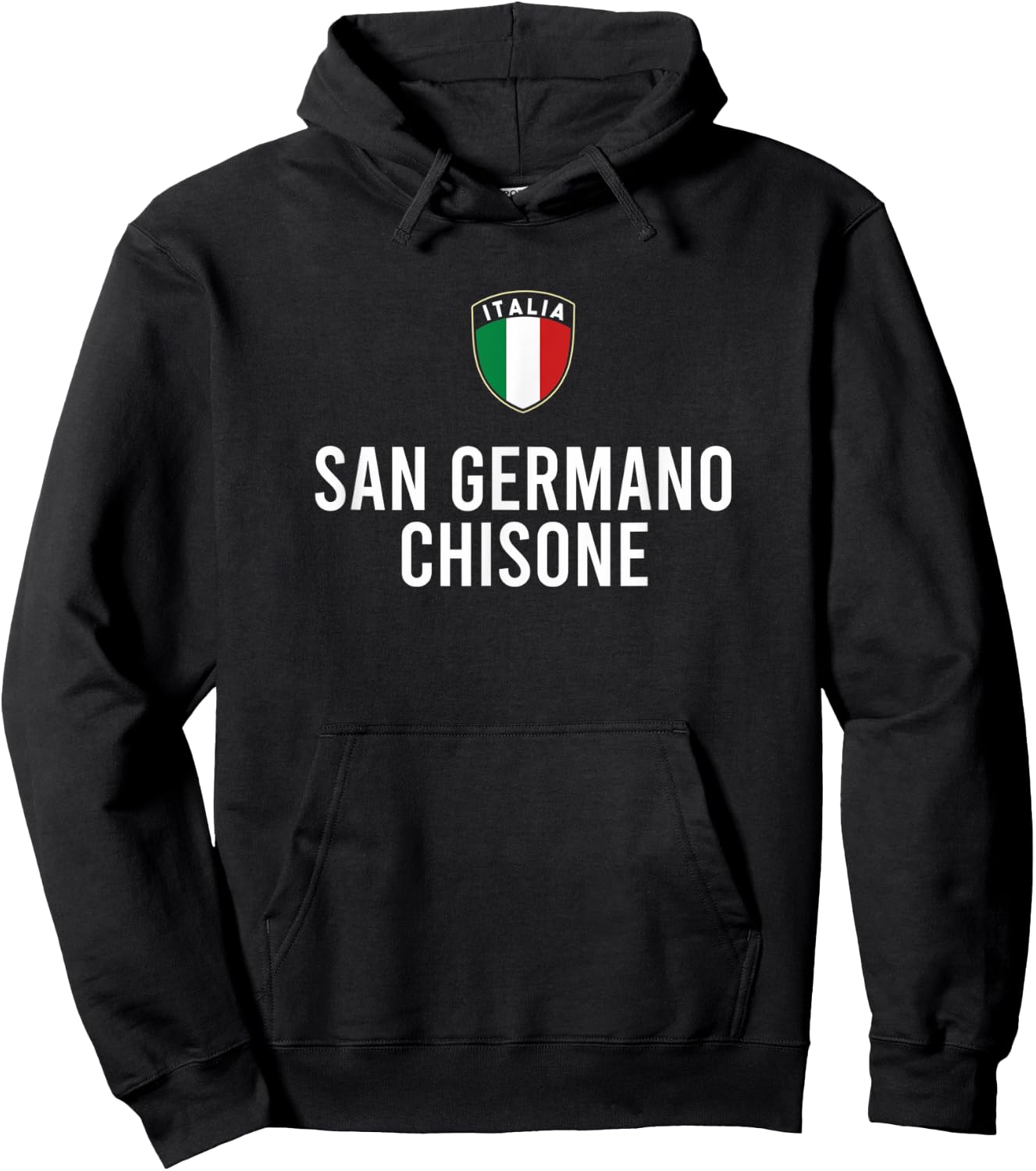 San Germano Chisone Hoodie - Hoodie | Black
