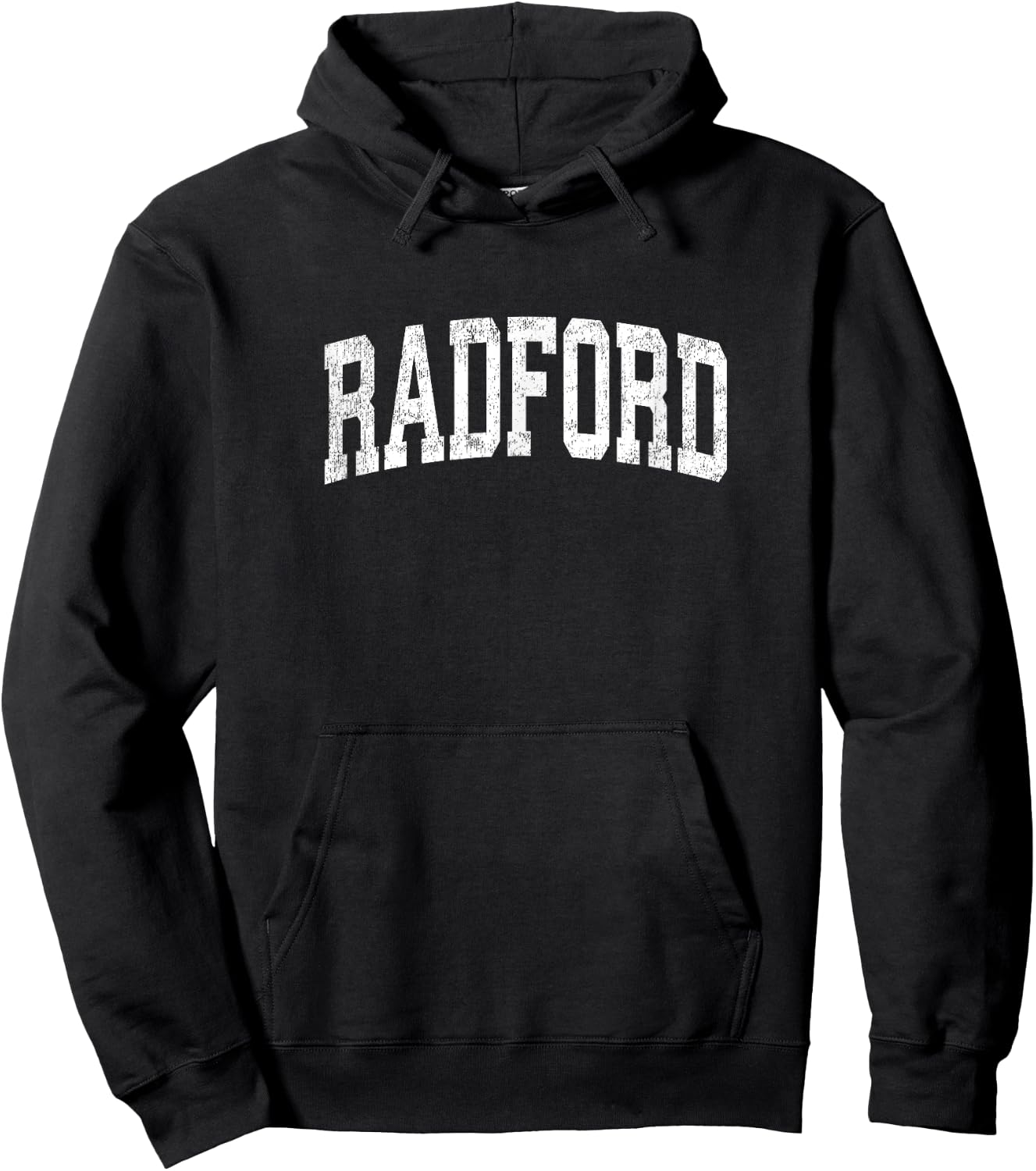 Radford Virginia VA Vintage Athletic Sports Design Hoodie - Hoodie | Black