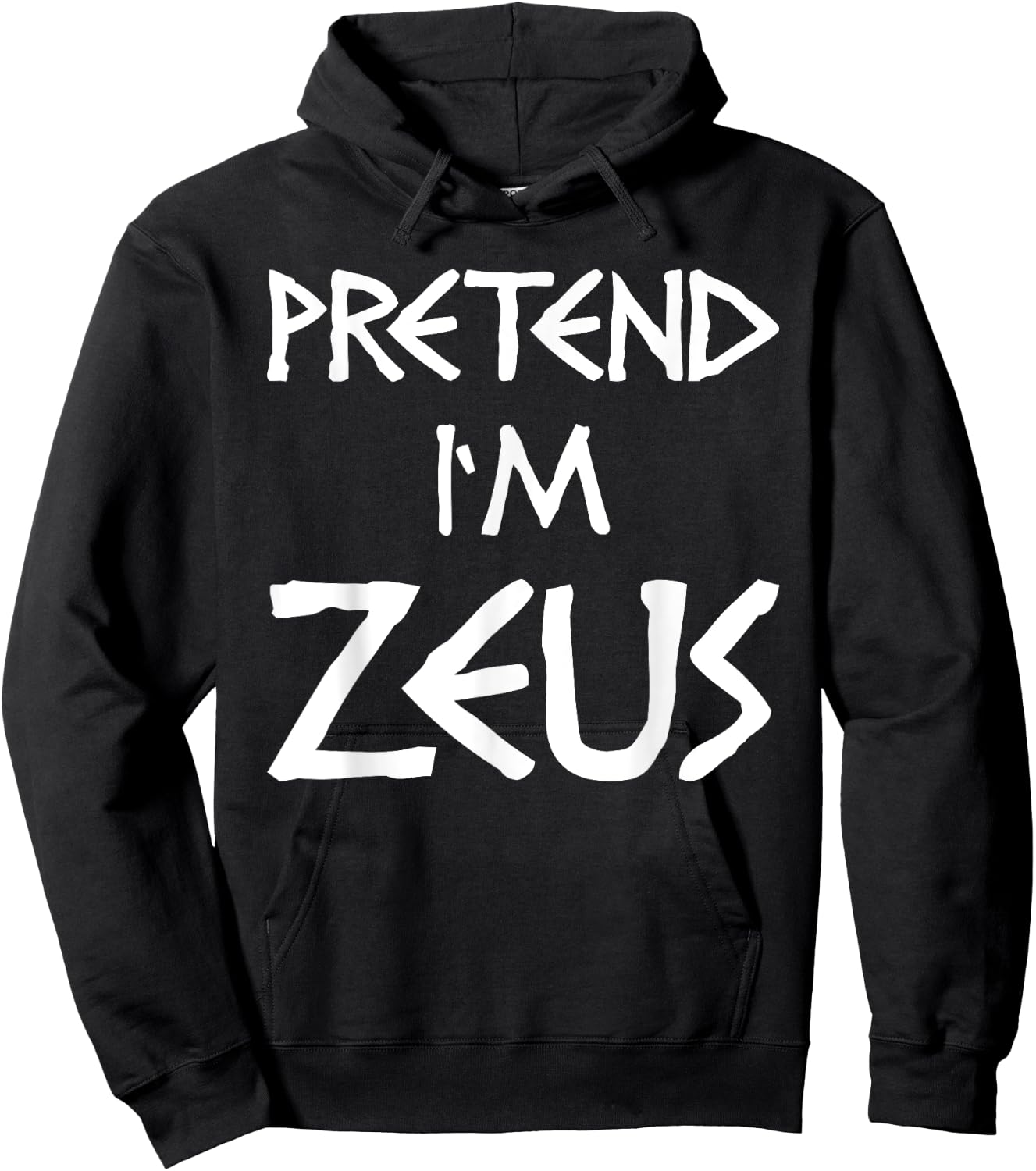 Pretend I'm Zeus Costume Women Men Kids Hoodie - Hoodie | Black