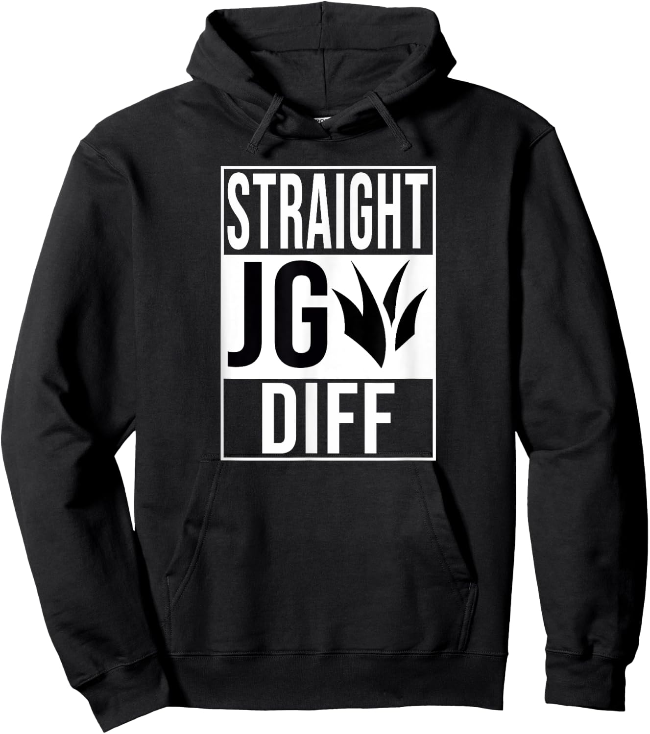 STRAIGHT OUTTA JUNGLE DIFF GAP JG DIFF JNG GAP JNGL JUNGLER , Black, S Hoodie - Hoodie | Black