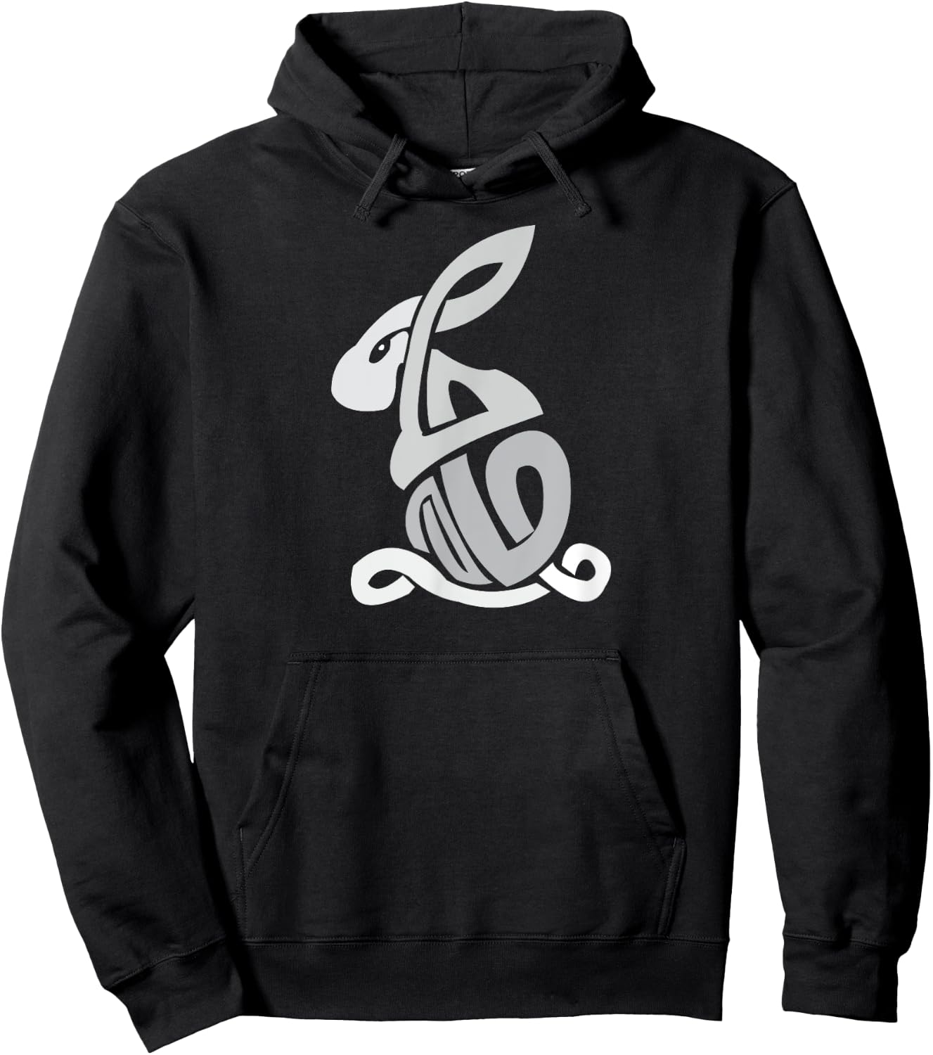 Celtic Symbols Celtic Rabbit Celtic Knots Irish Symbol Hoodie - Hoodie | Black