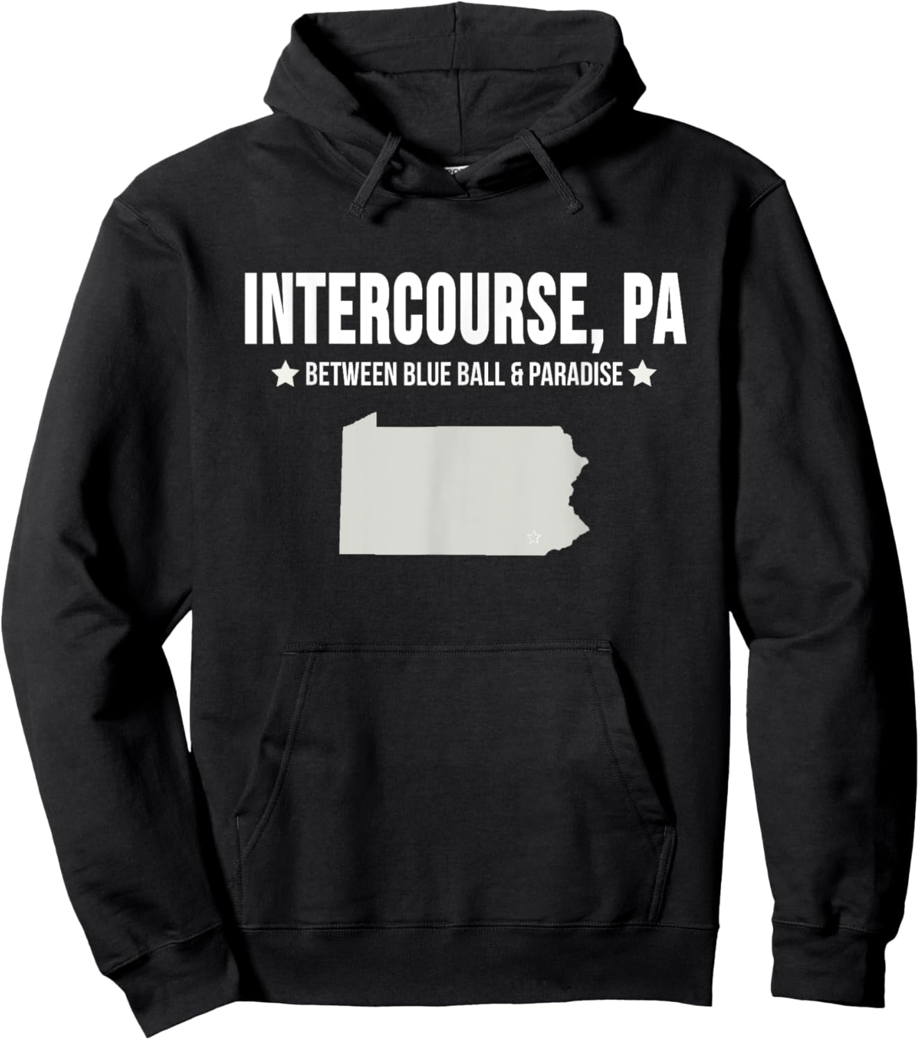 Intercourse, PA Funny Shirt Hoodie - Hoodie | Black