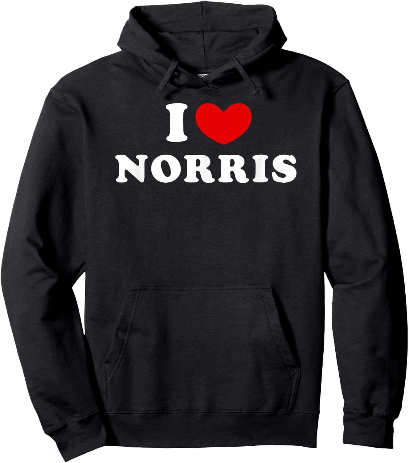 I Love Norris, J'Aime Norris , Black, S Hoodie - Hoodie | Black