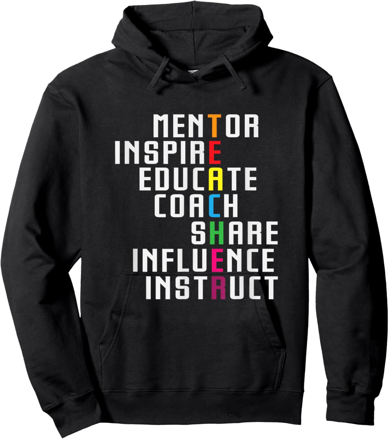 Teacher Inspirational Educator Favorite School Teacher Men Women Girls Kids Hoodie - Hoodie | Black