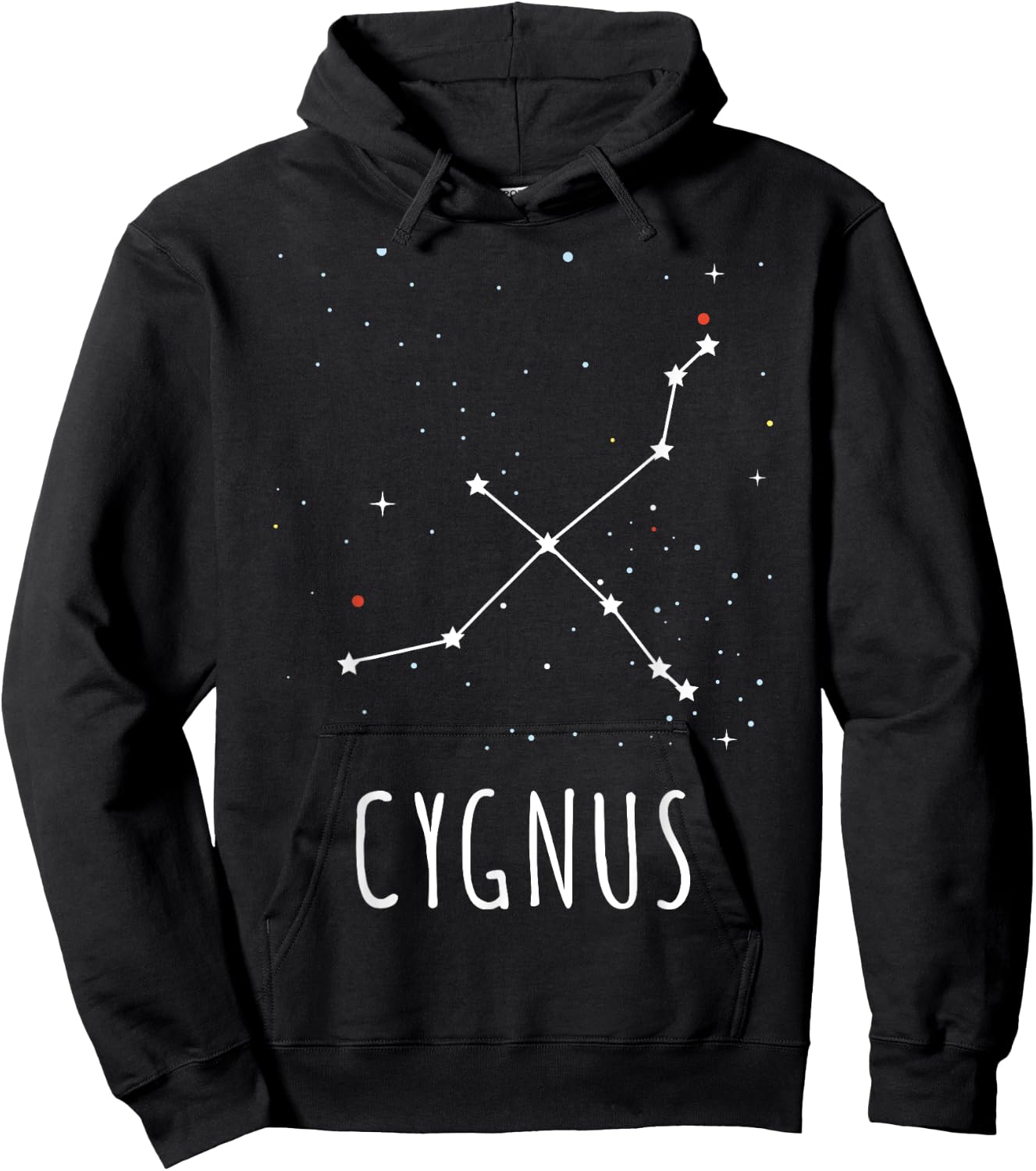 Cygnus Constellation Astronomy Stargazing Zodiac Sign Hoodie - Hoodie | Black