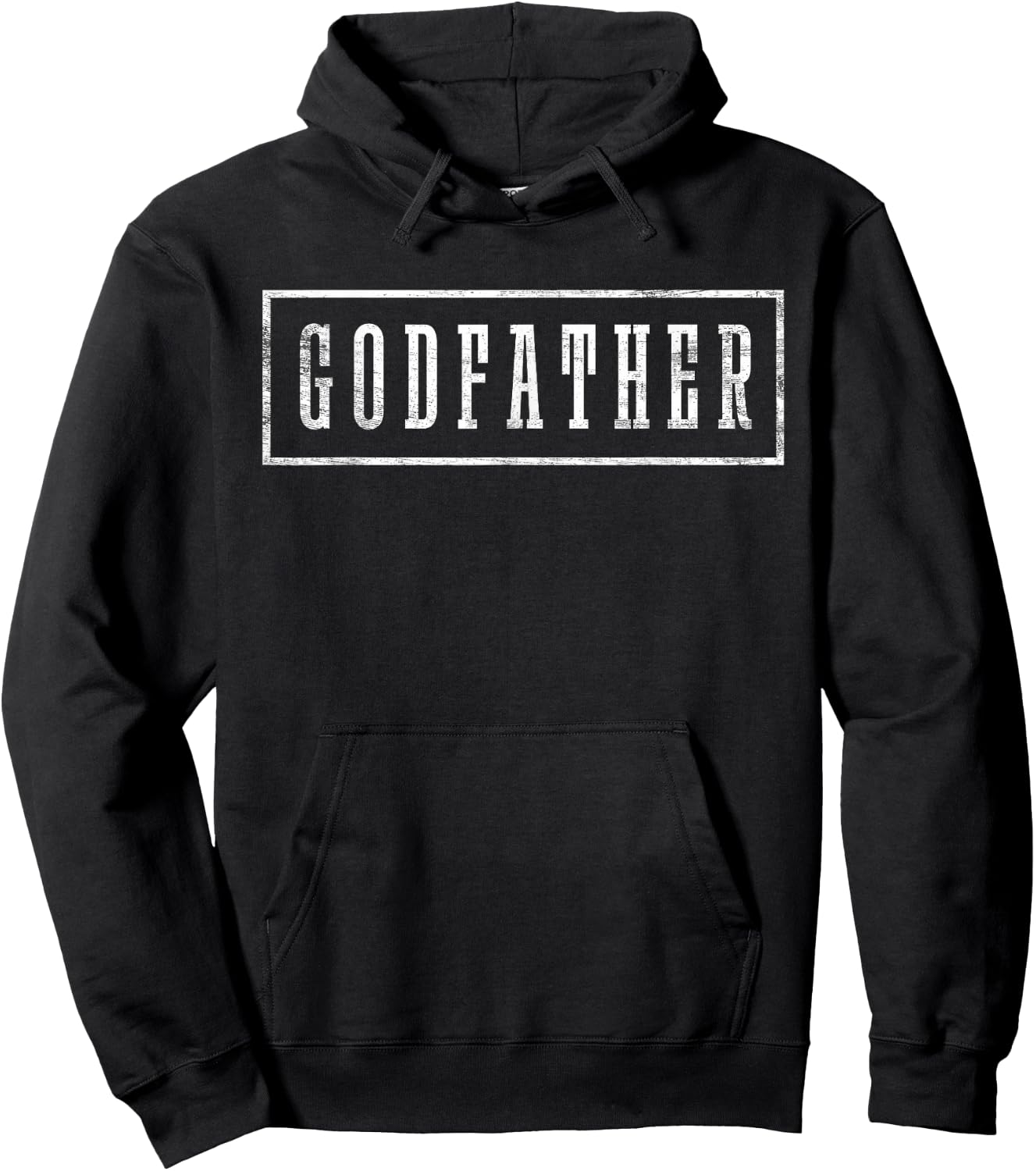 Godfather - Sleek Framed Design Father's Day Godfather Hoodie - Hoodie | Black