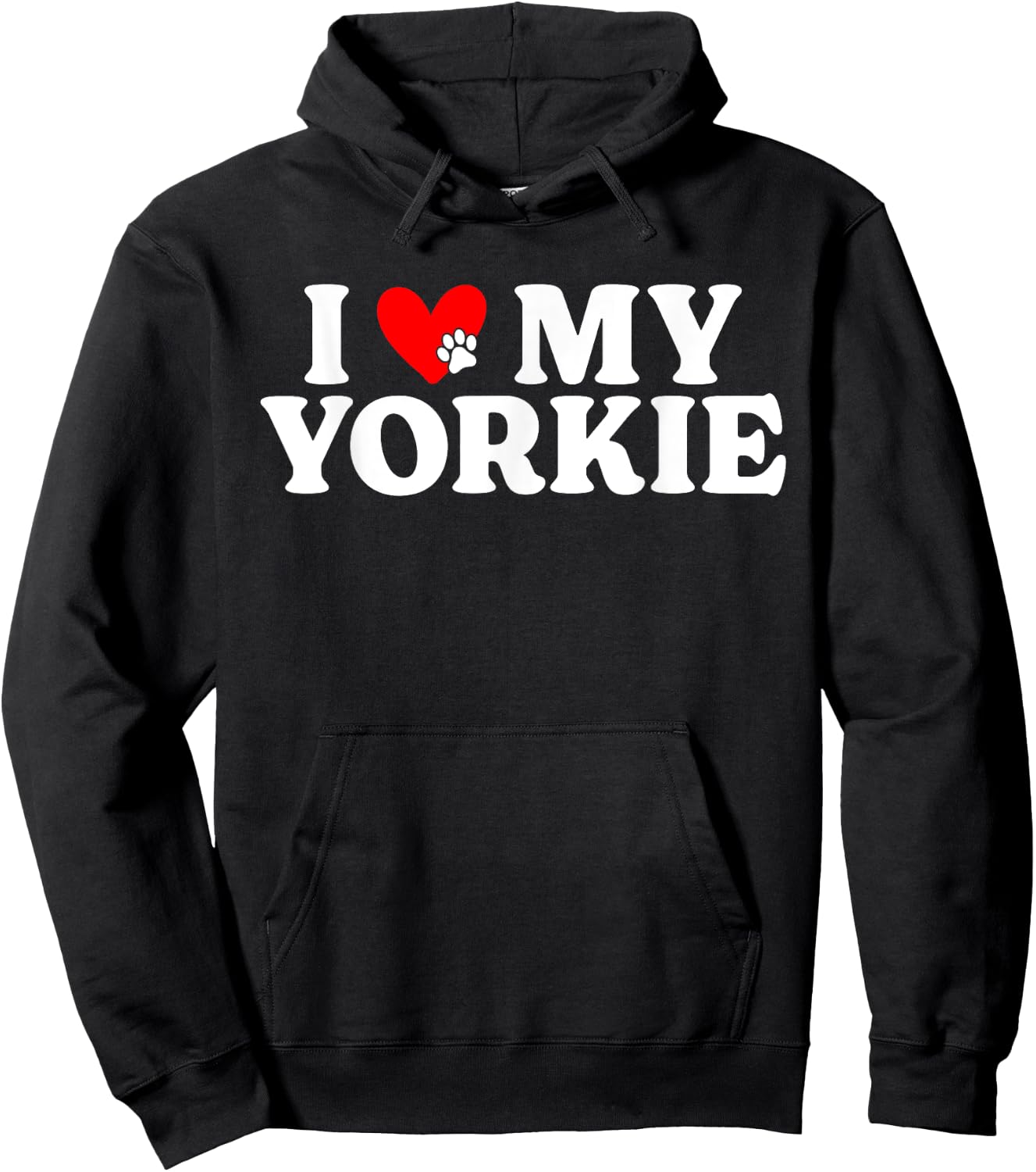 Yorkshire Terrier I love my Yorkie Hoodie - Hoodie | Black