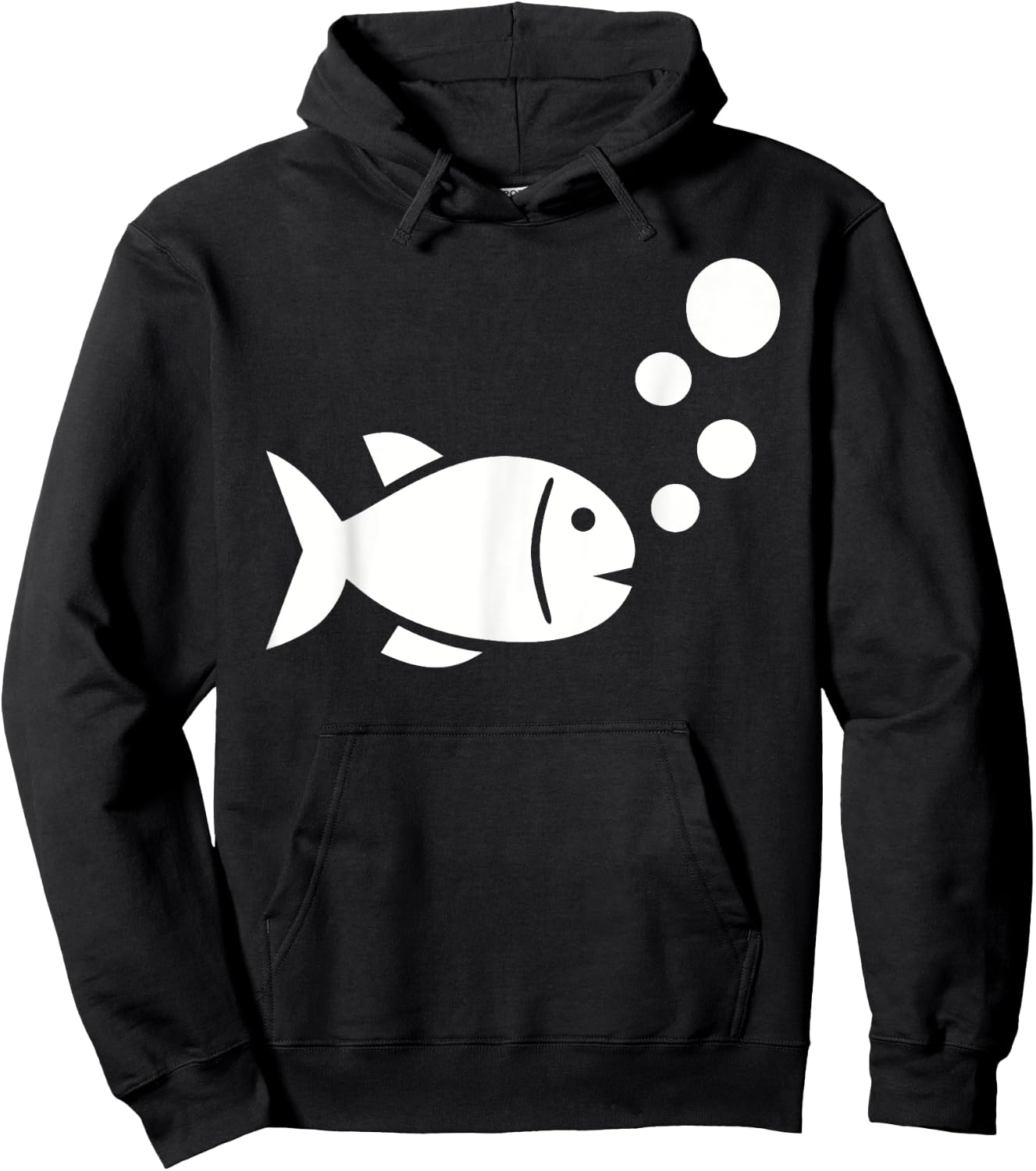 Fish bubbles Hoodie - Hoodie | Black