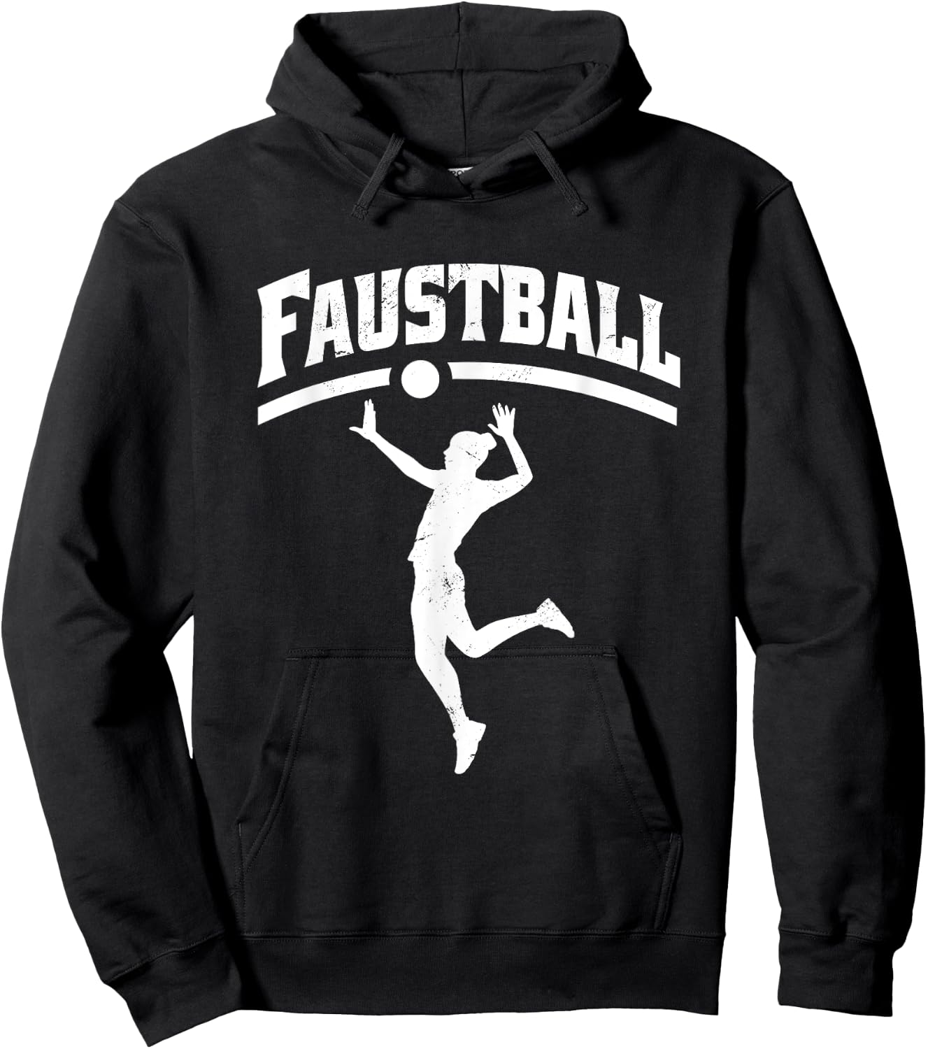Faustball Frauen Aufschlag - Faustball Hoodie - Hoodie | Black