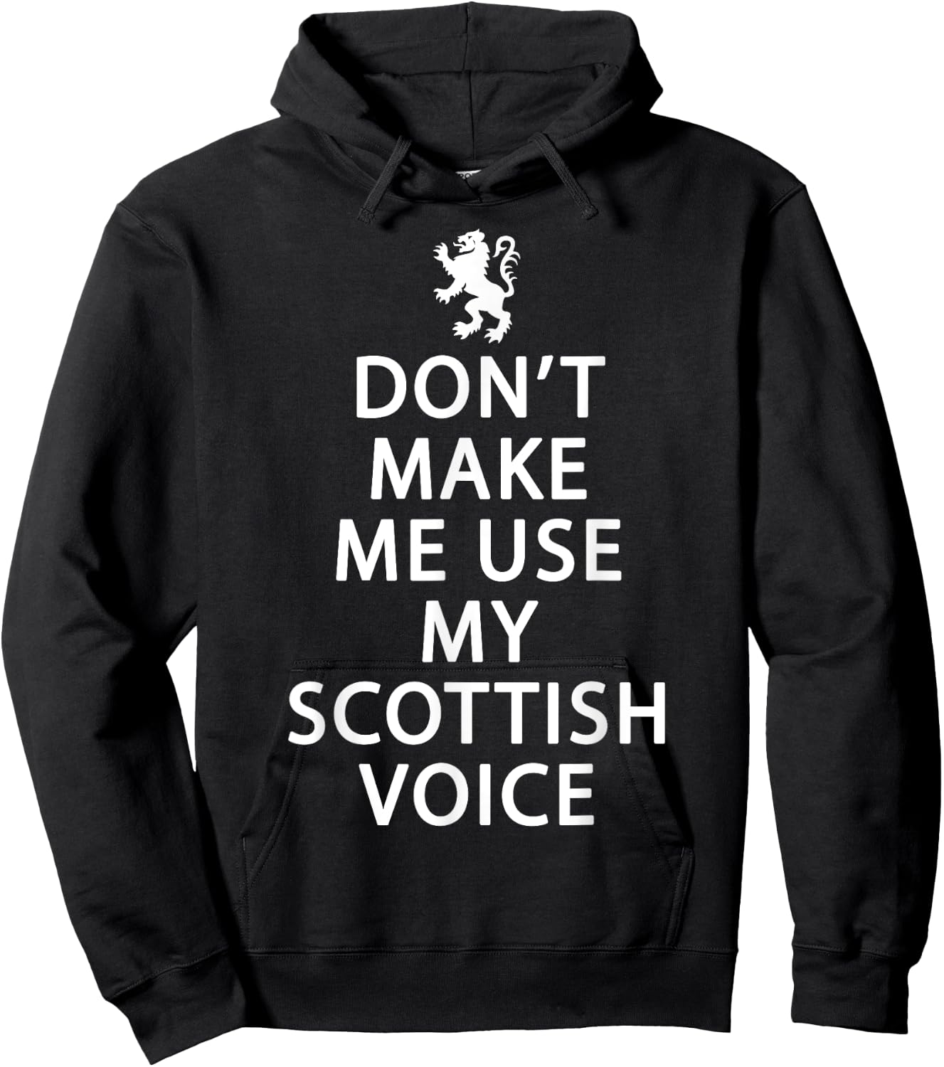 Scottish History Clothing - Rampant Lion Apparel - Scotland Hoodie - Hoodie | Black