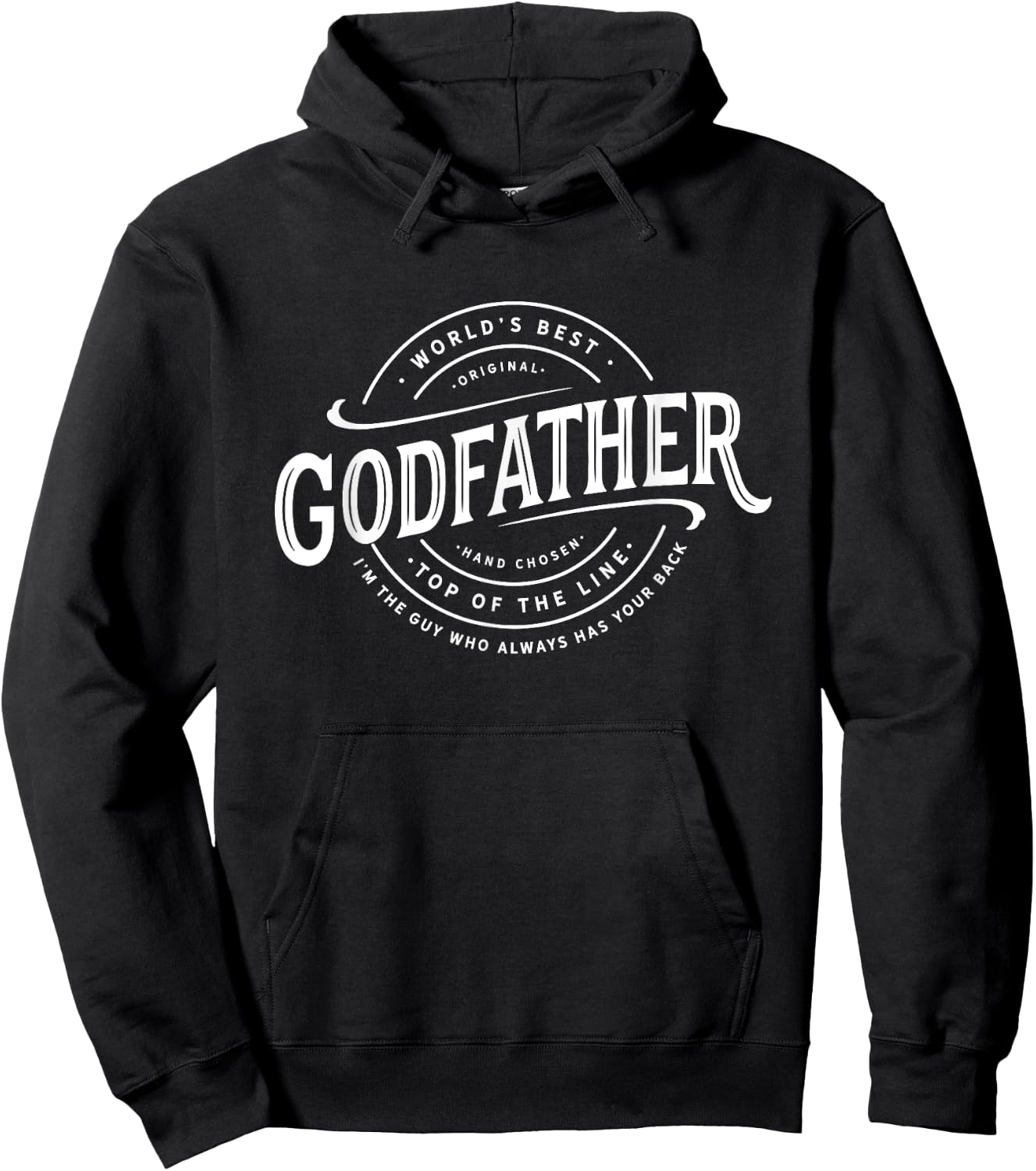 Godfather, Uncle, legend, proposal ideas for godchild Hoodie - Hoodie | Black