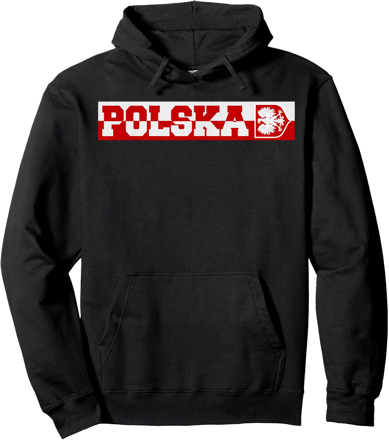 Poland For Gift Poland Poland Warsaw Flag , Black, S Hoodie - Hoodie | Black