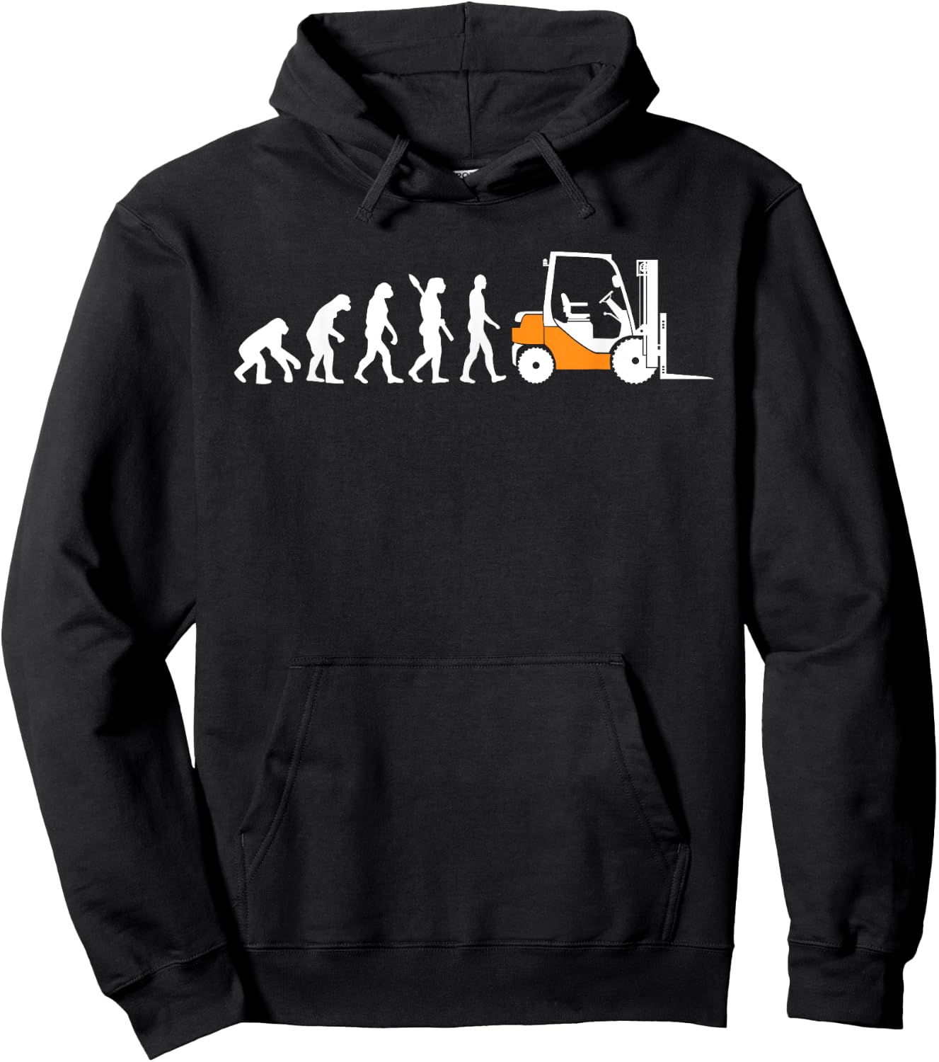 Funny Forklift Driver Art Women Forklift Operator Hoodie - Hoodie | Black