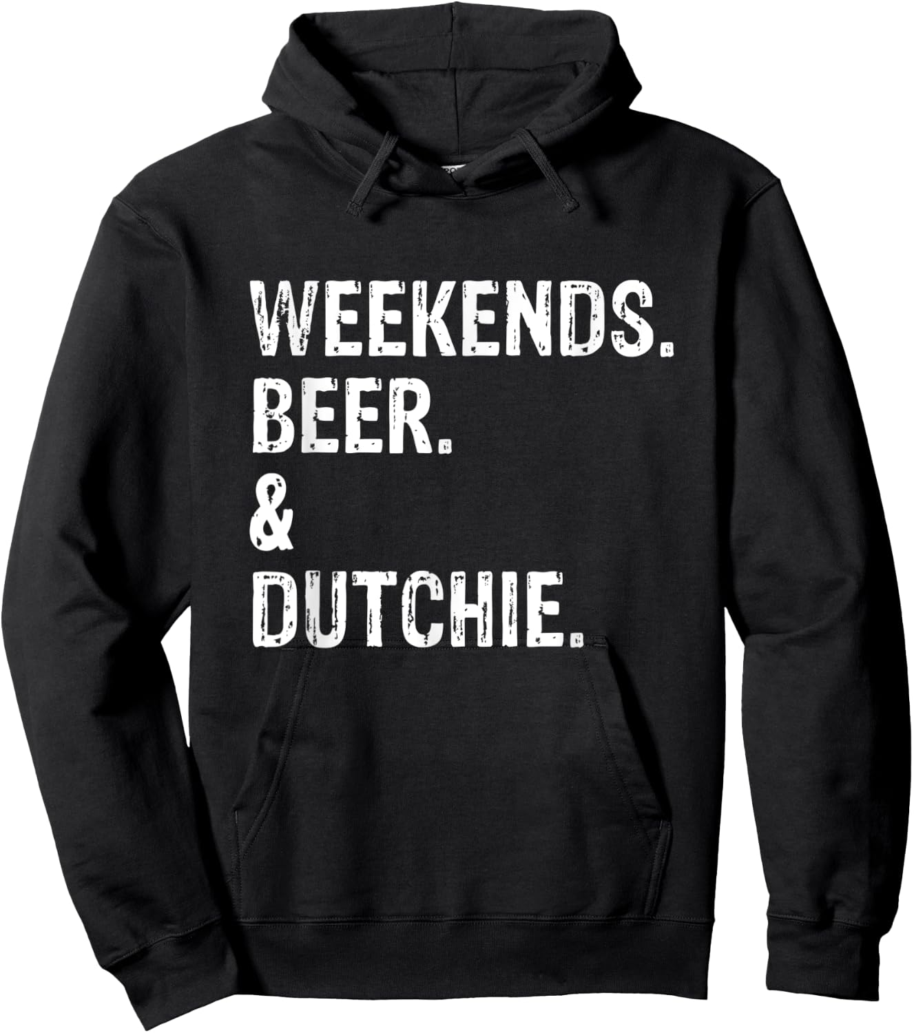 Weekends Beer and Dutchie Funny Summer Dutch Shepherd Dog Men Women Hoodie - Hoodie | Black