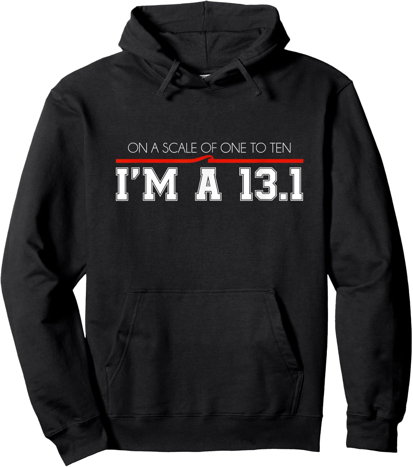 Running Half Marathon Funny T Shirt Runner 13.1 Hoodie - Hoodie | Black