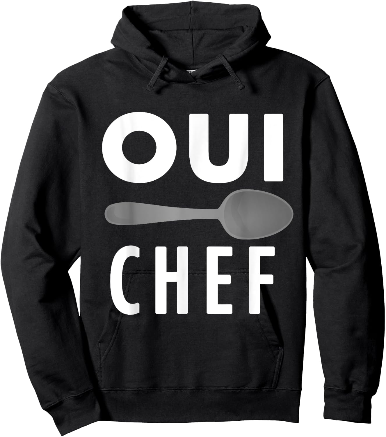 Oui Chef A Funny Chef Line Cook Foodie French Hoodie - Hoodie | Black