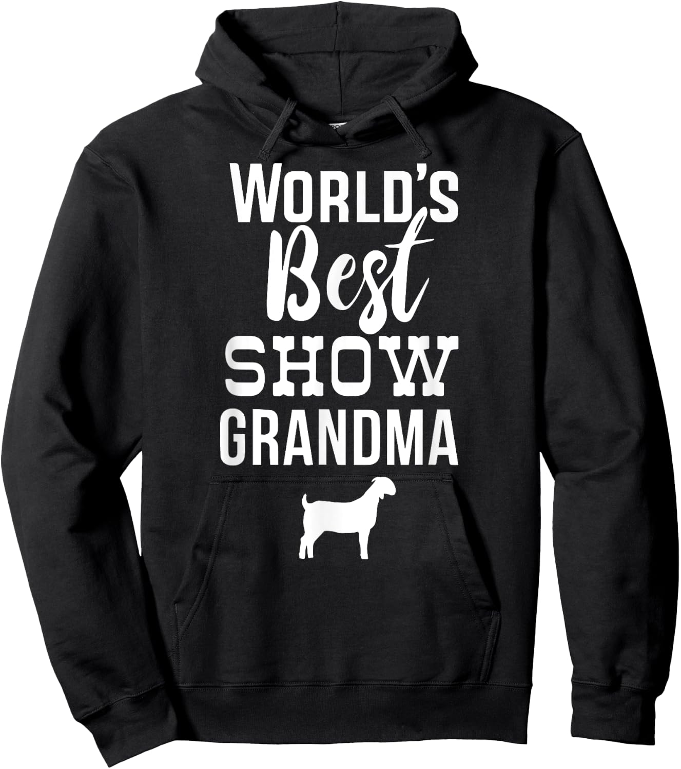 Worlds Best Show Goat Grandma Bore Hoodie - Hoodie | Black