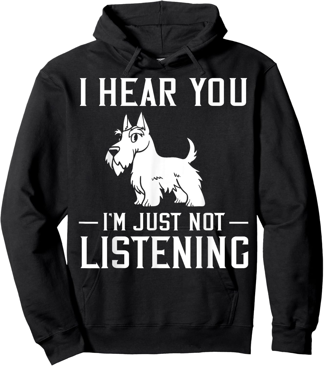 Scottish Terrier Dog Puppies Owner Lover Women Girls Kids Hoodie - Hoodie | Black