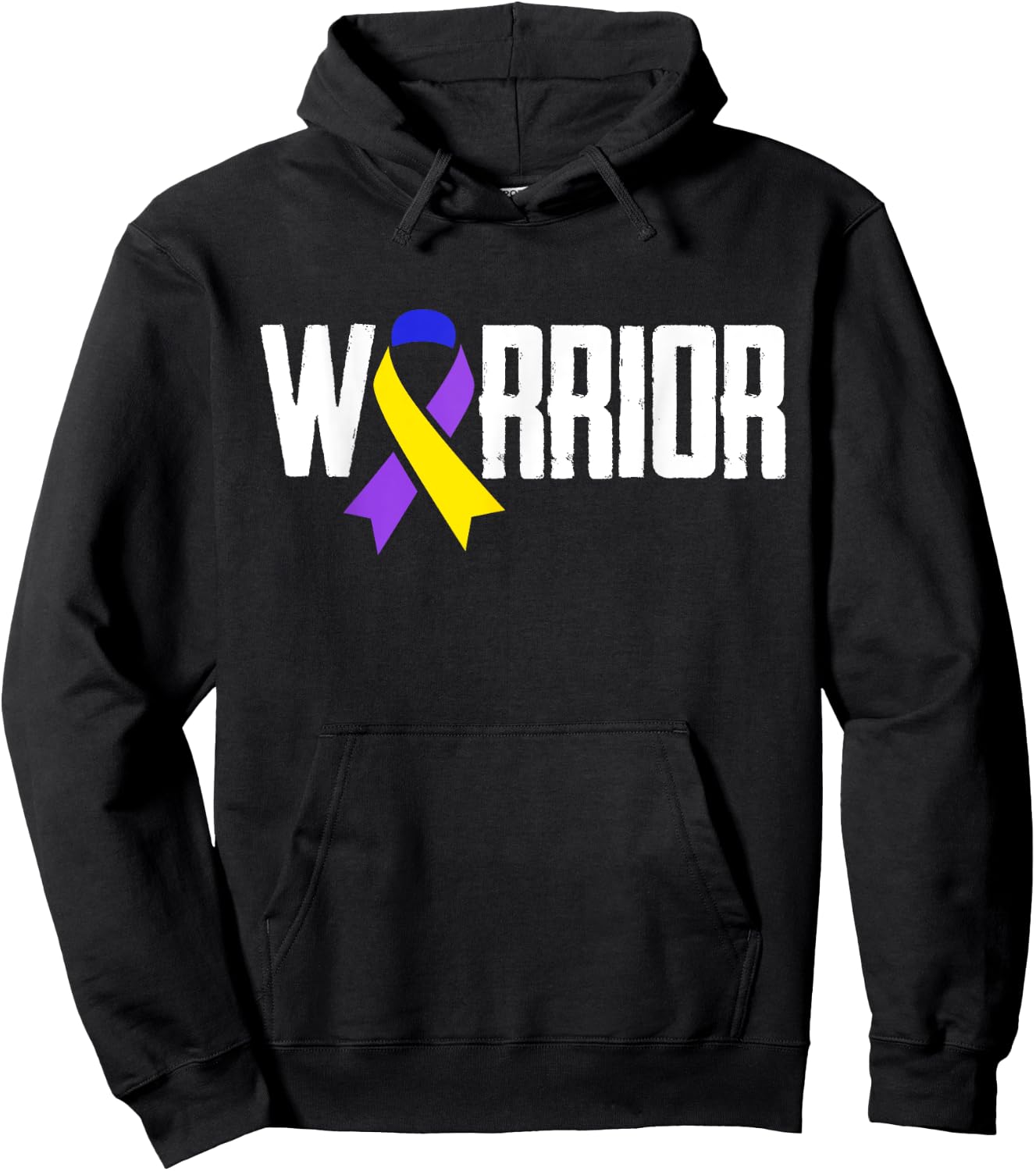 Warrior Bladder Cancer Awareness Hoodie - Hoodie | Black