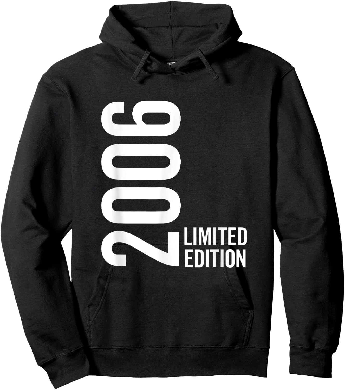 Born in 2006 Limited Edition Funny Age Birthday Hoodie - Hoodie | Black