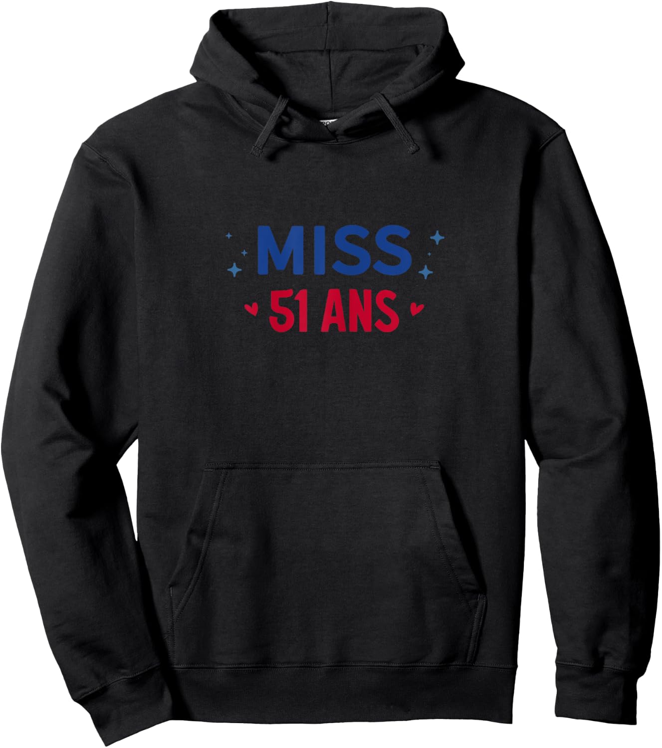 Miss 51 ans Hoodie - Hoodie | Black