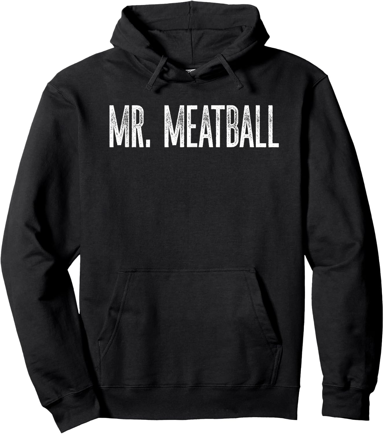 Funny Mr. Meatball Fun Gag Novelty Humor Hoodie - Hoodie | Black