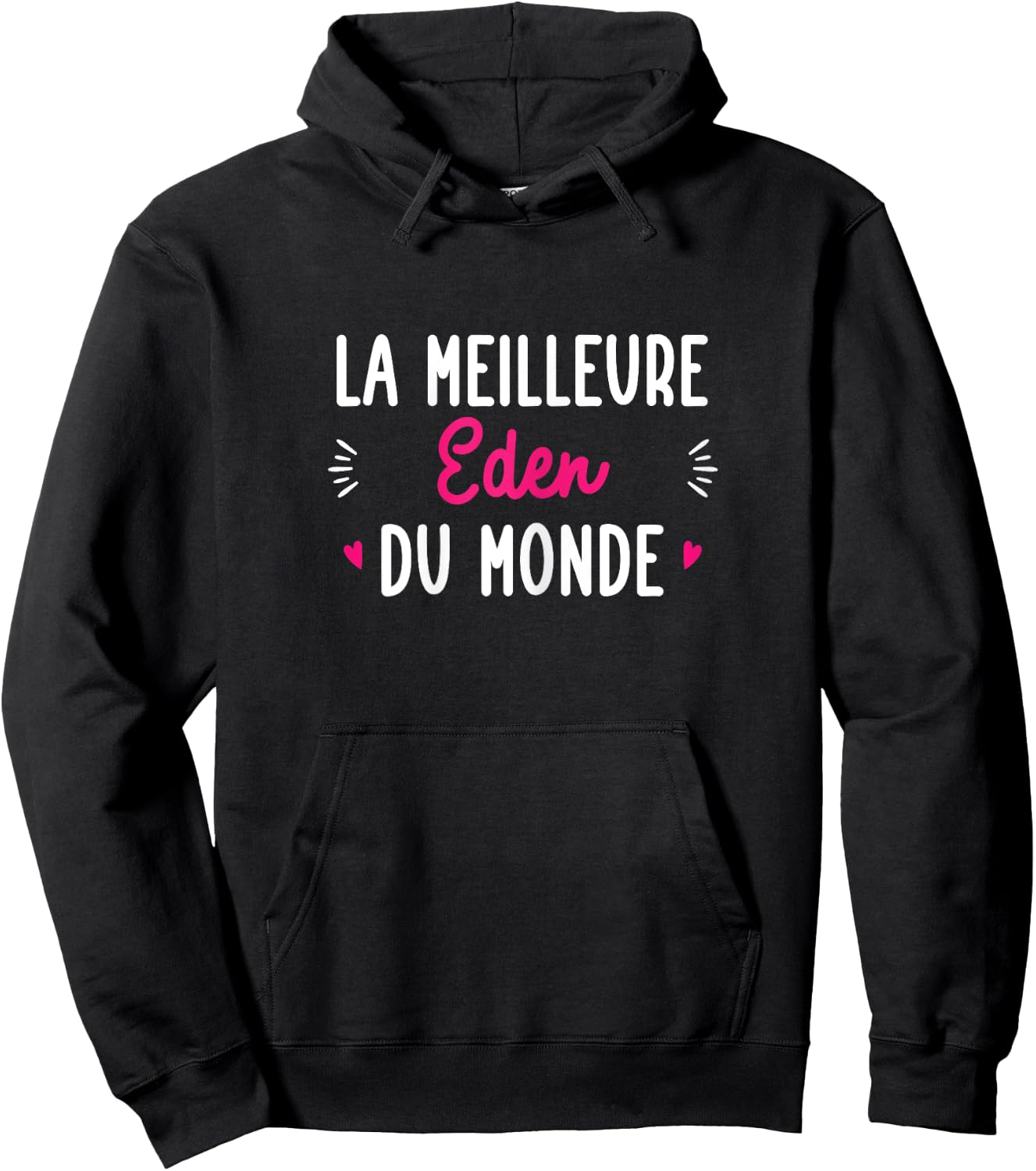 Personalised Gift Woman First Name Best Eden Of The World , Black, Female X-Small Hoodie - Hoodie | Black